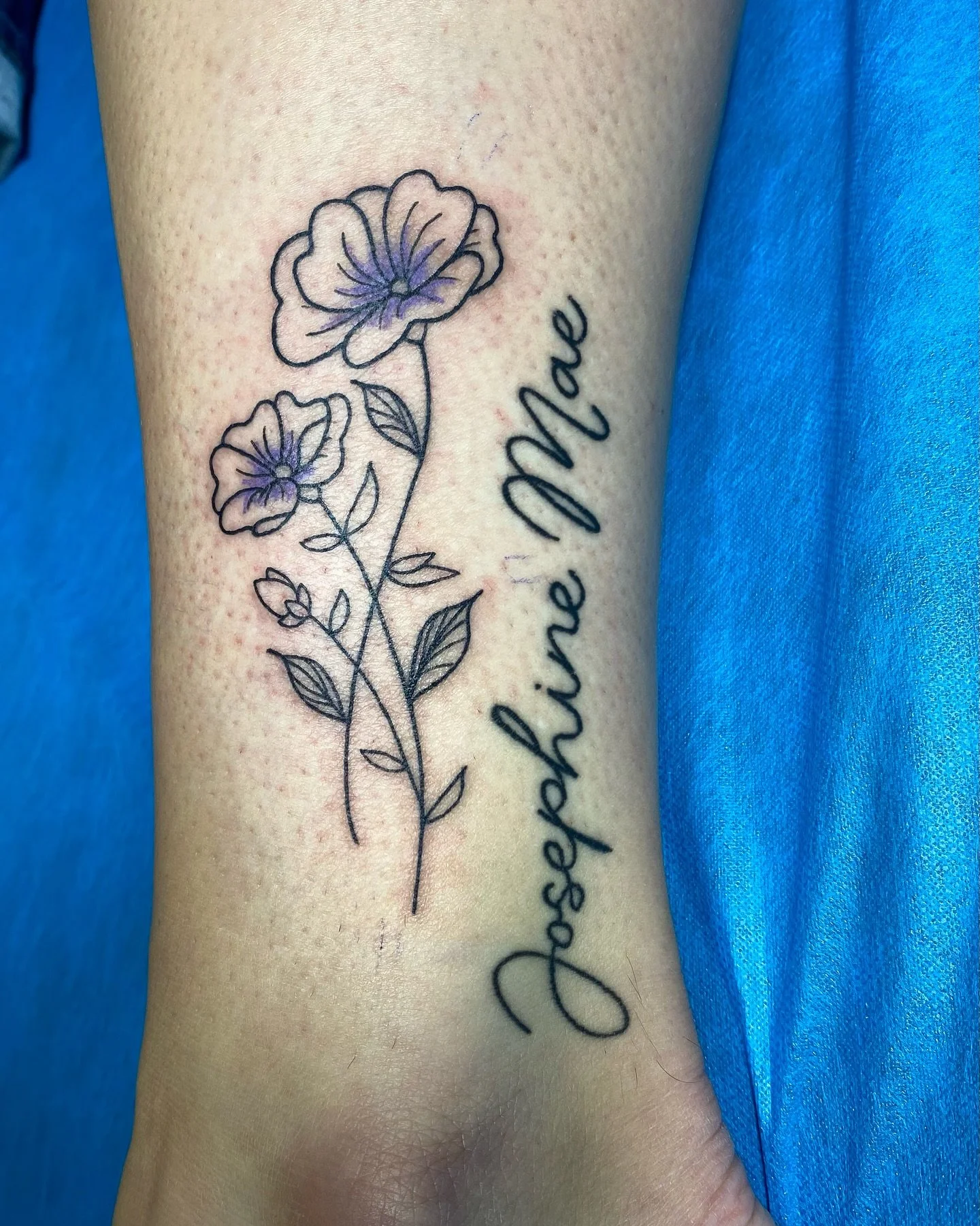 Parents got matching lettering for their daughter 🥹💖 Primrose added to mom&rsquo;s healed lettering from Mother&rsquo;s Day!