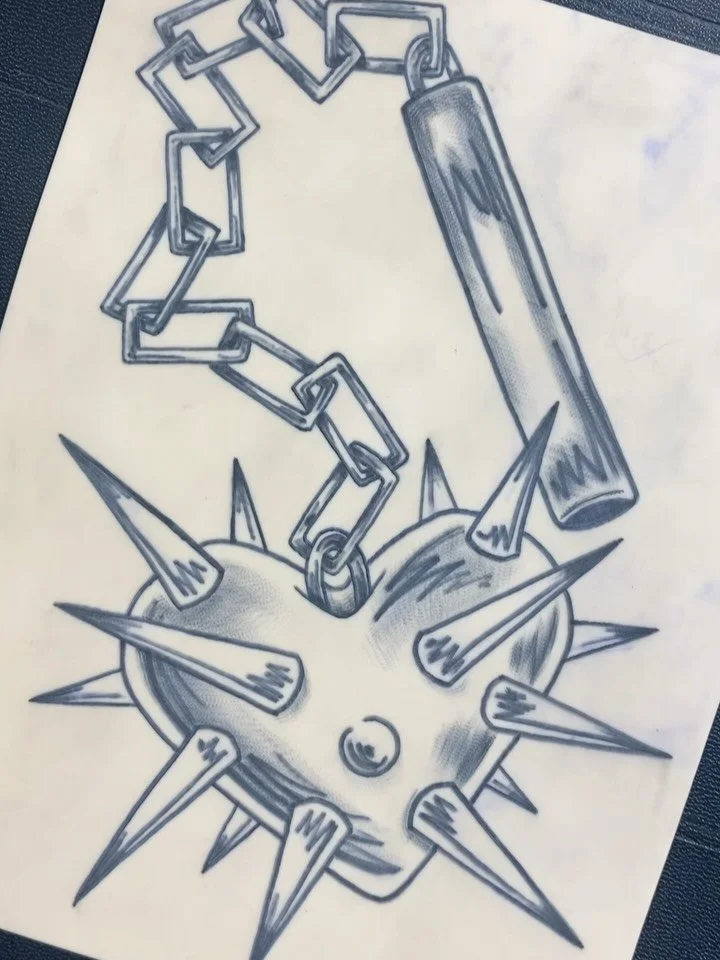 Design up for grabs! 💖 Fake skin ain&rsquo;t like the real thing, but it&rsquo;s still better than nothing ⚡️ Unexpected day off means I got to tattoo some of my flash! 🖤