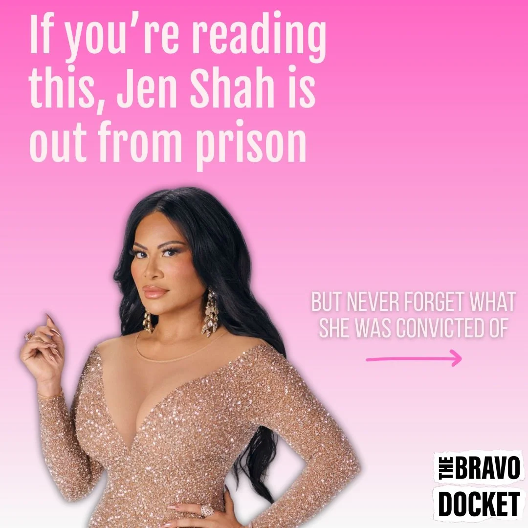 Truly did not think it would happen so quickly. If it&rsquo;s any solace, remember she has 5 years of supervised release and over $6 million in restitution.