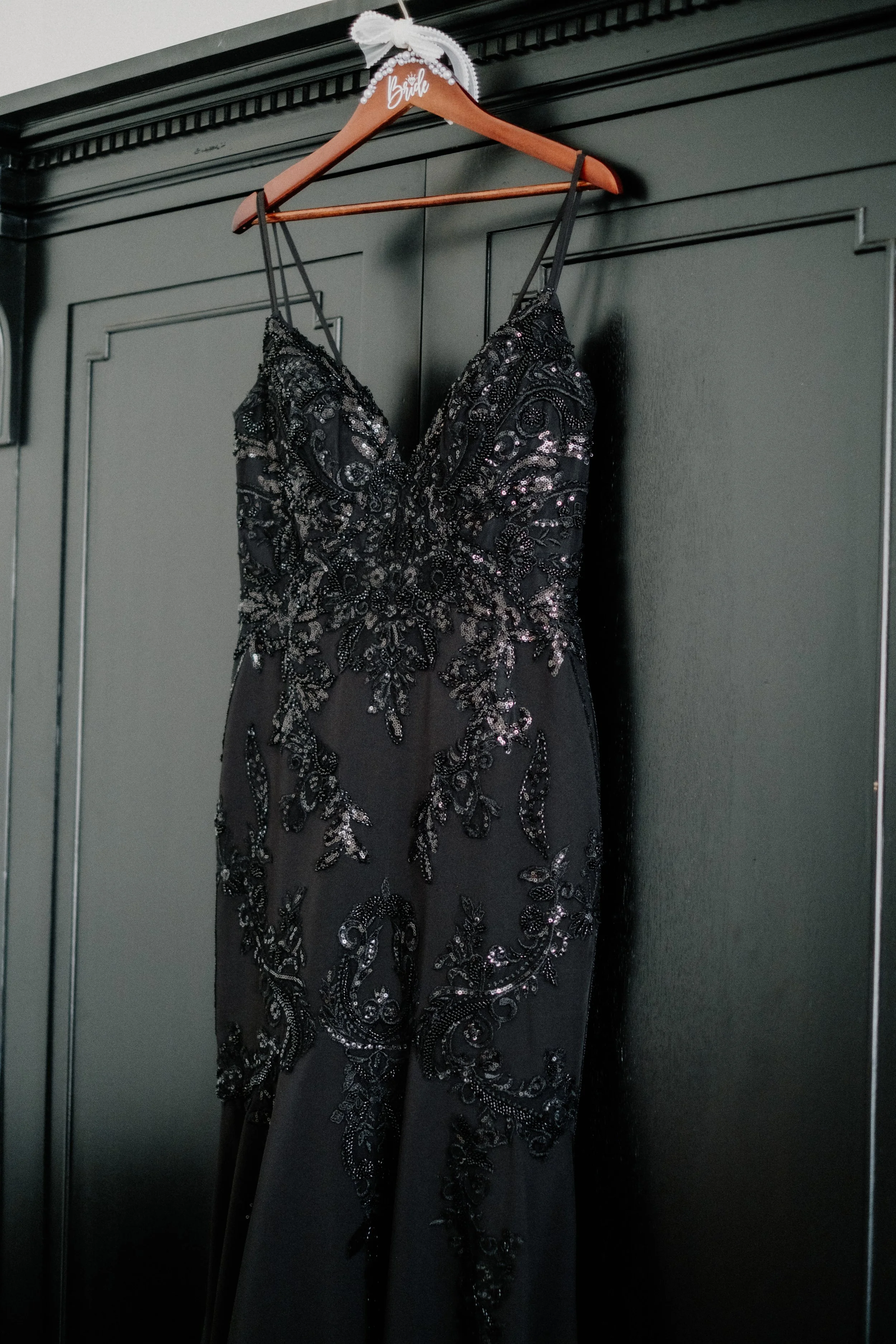 Black wedding dress