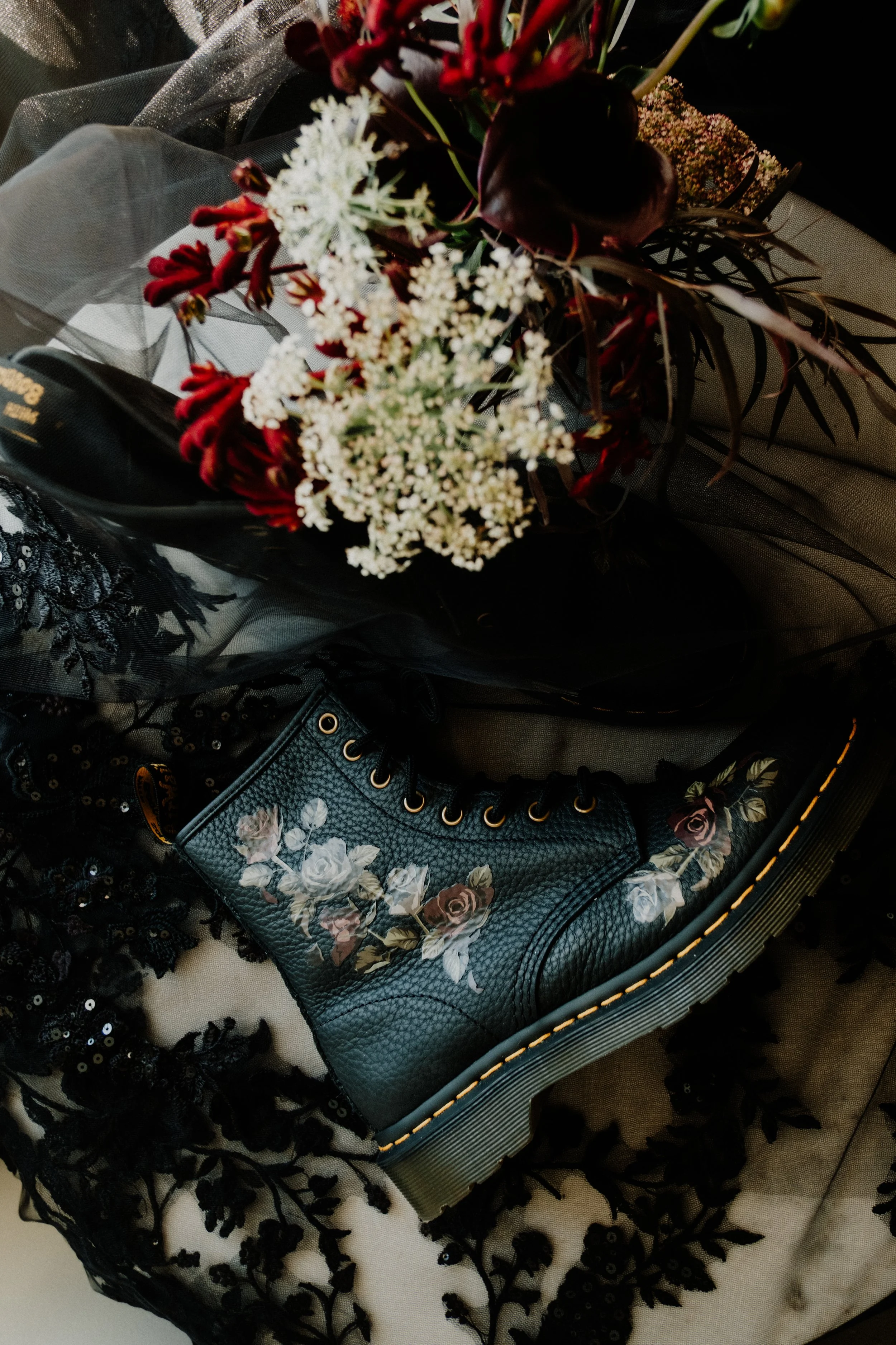 goth wedding dr martens