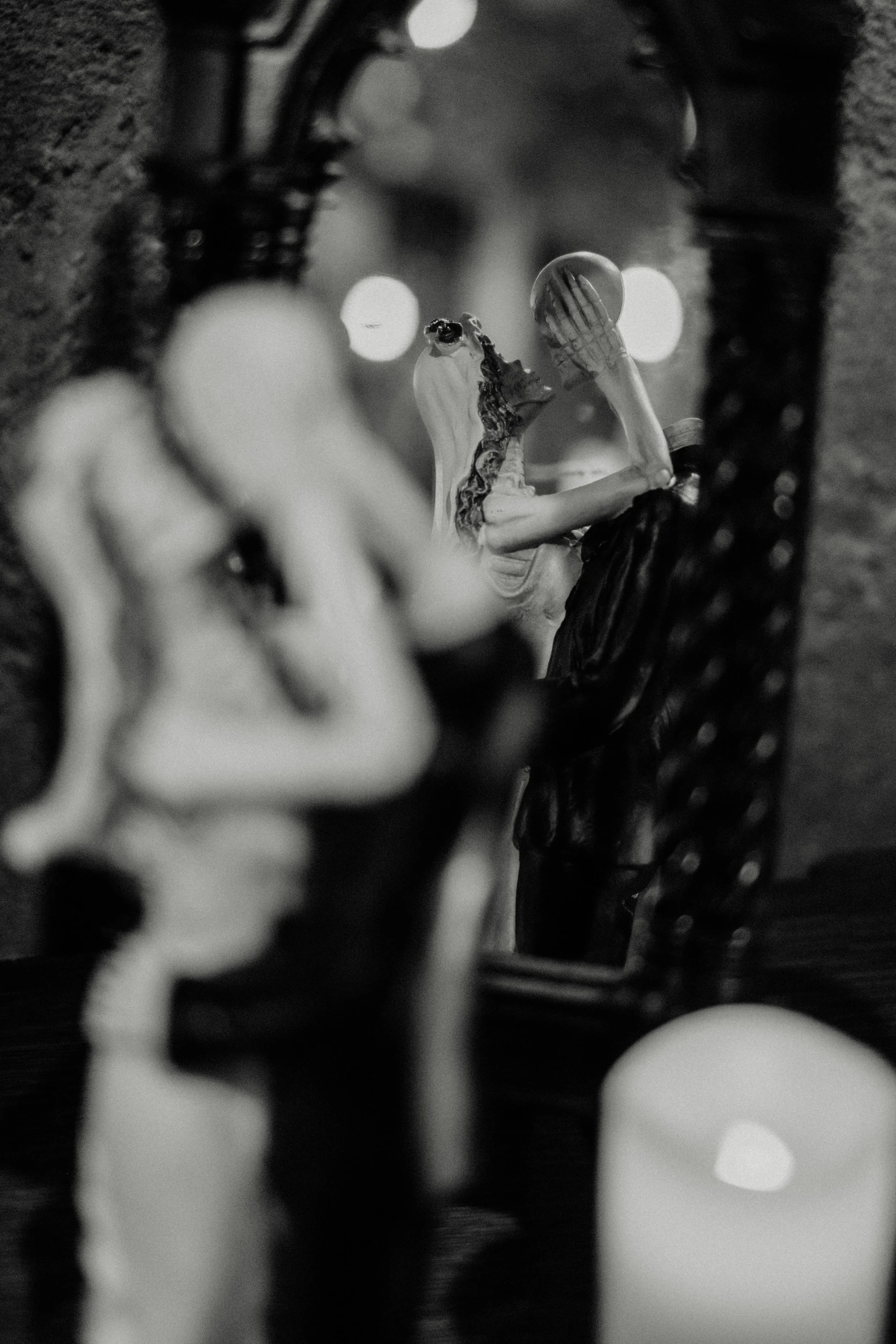 goth wedding details