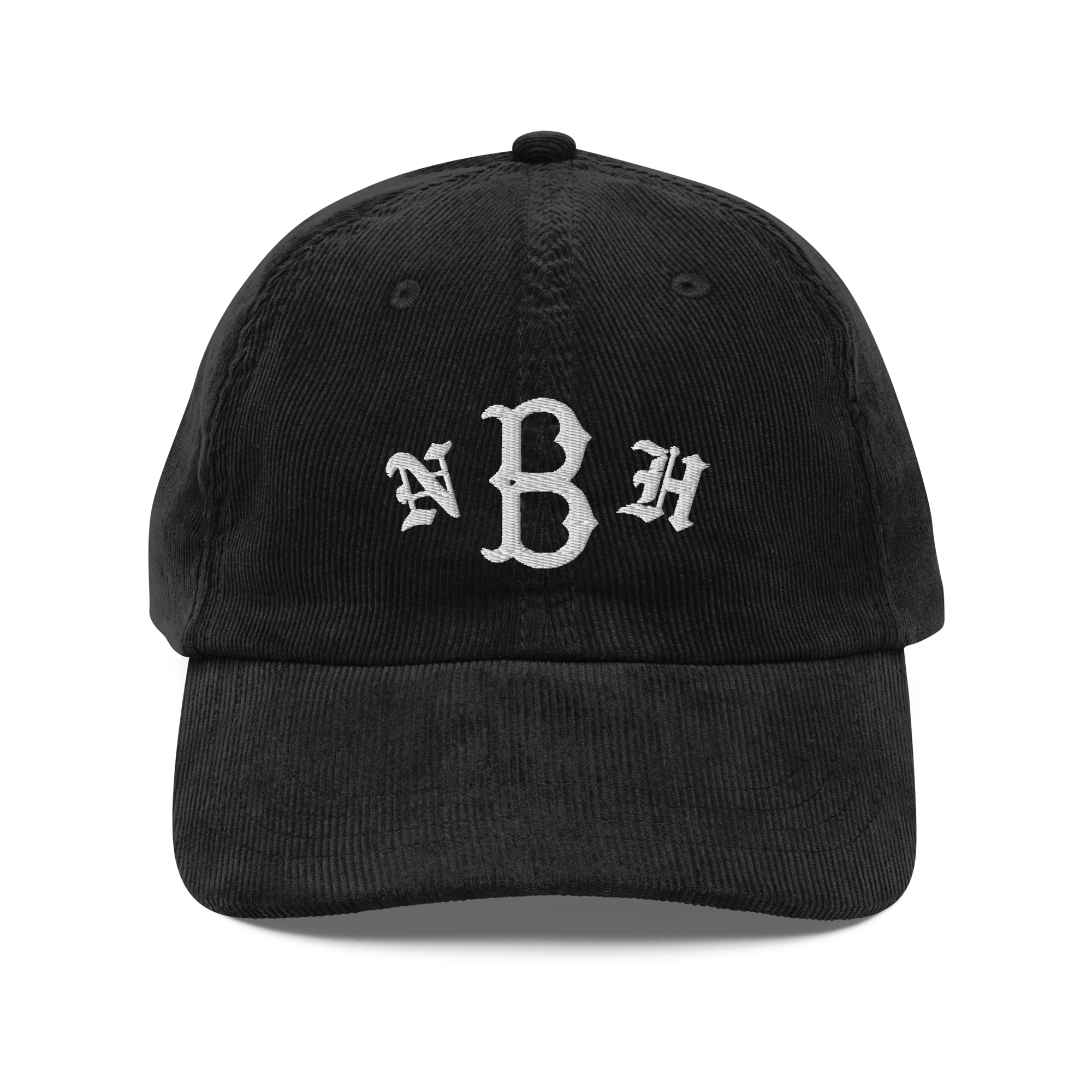vintage-corduroy-cap-black-front-65a85a28b0cfa.png