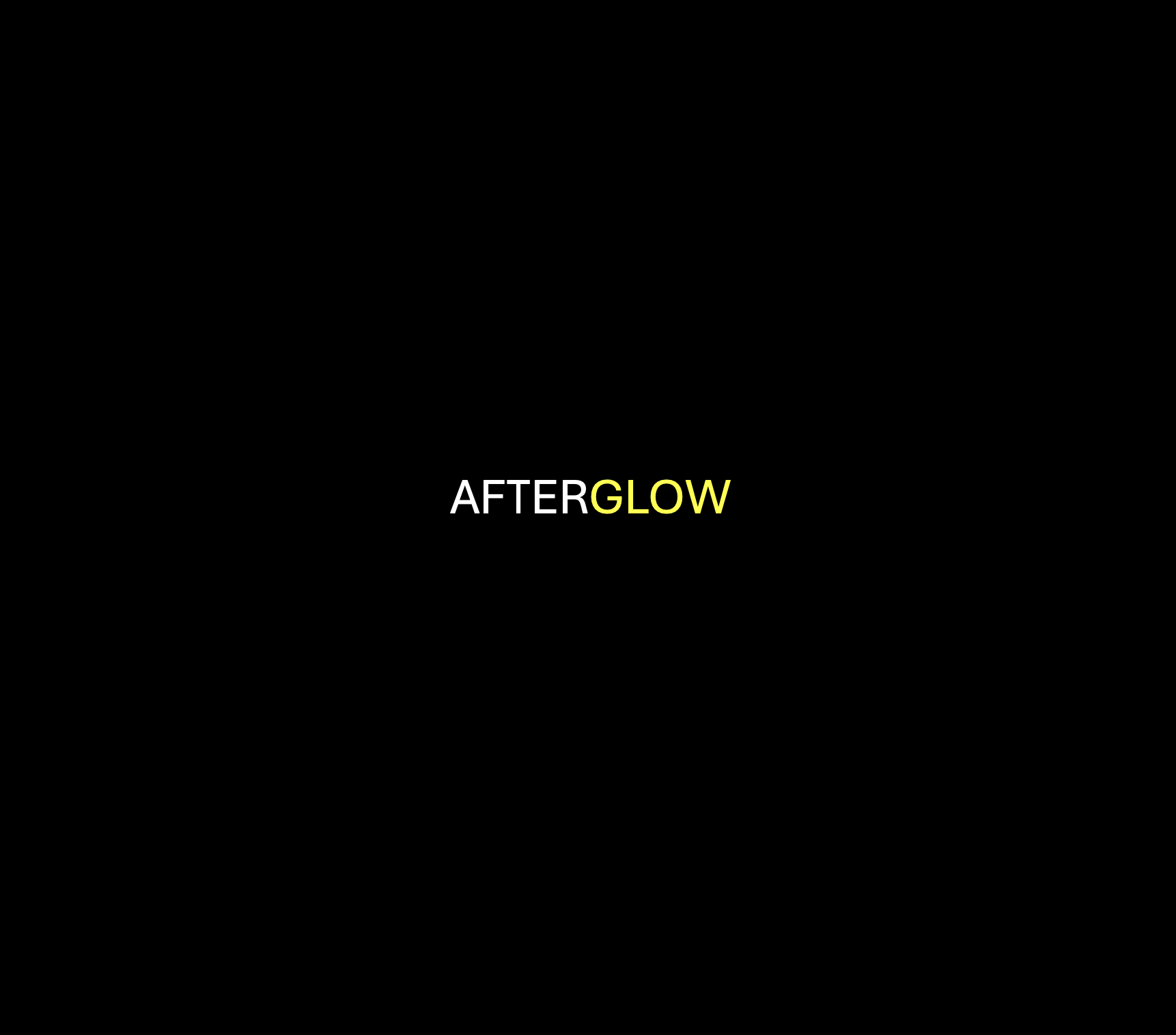 After Glow - Zine