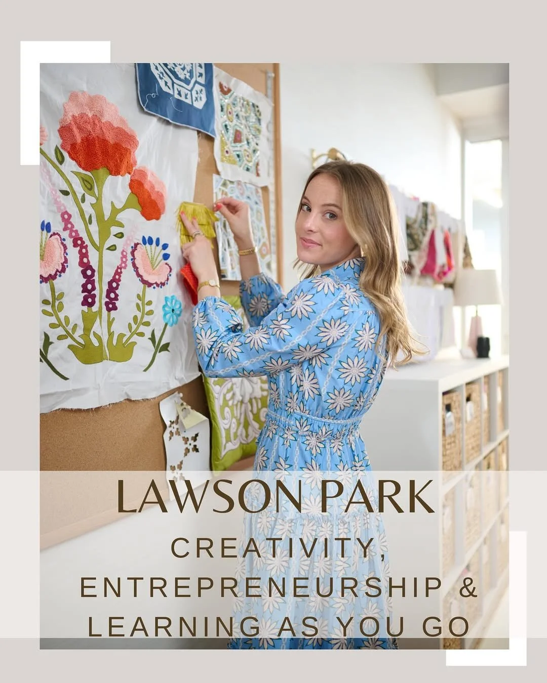 FEATURED: @shopbrooksavenue Founder @lawsonbrookspark sat down with the @socanipodcast to discuss creativity, entrepreneurship, and learning as you go.

Listen on Apple or Spotify!