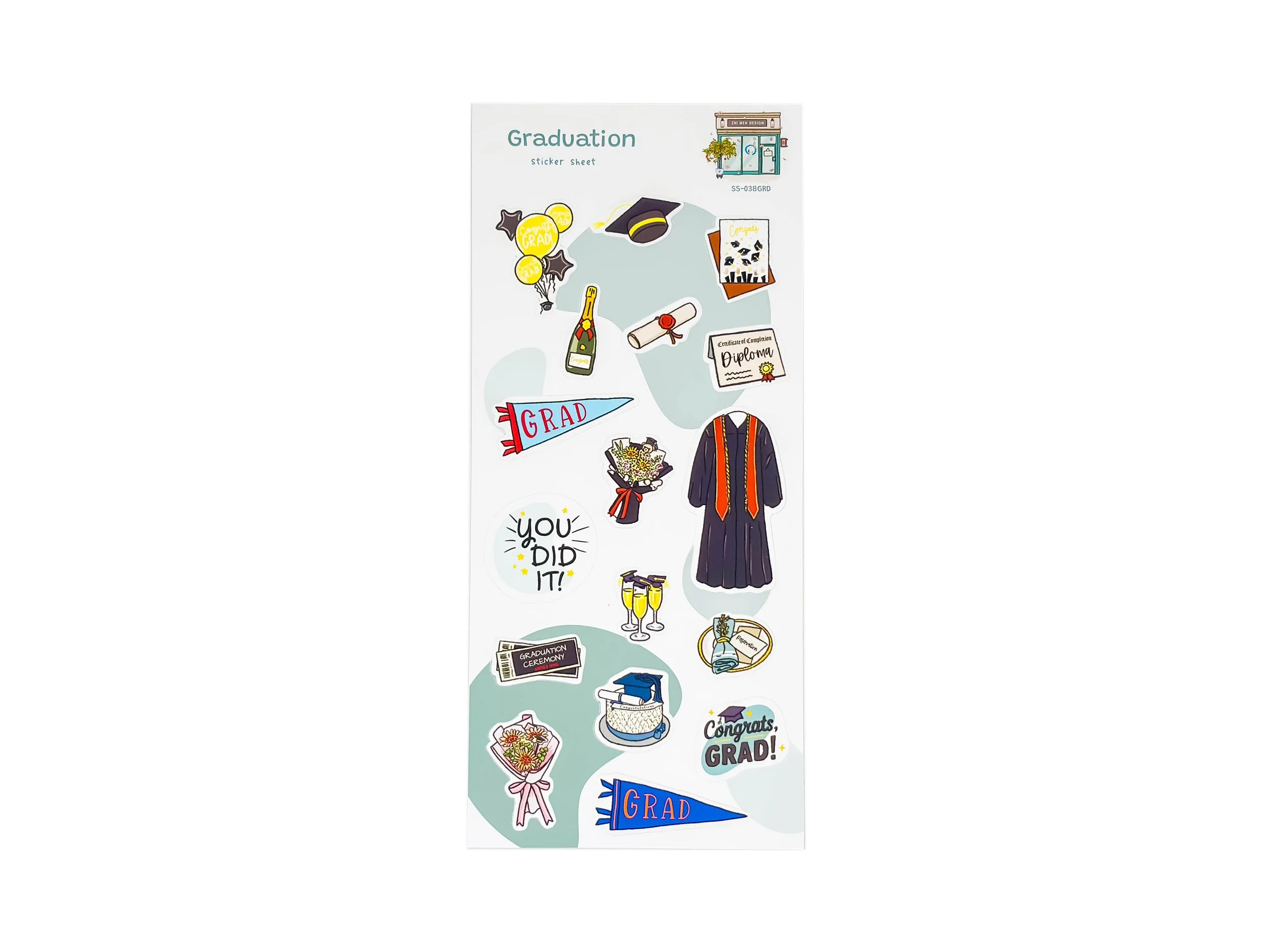 Graduation Sticker Sheet