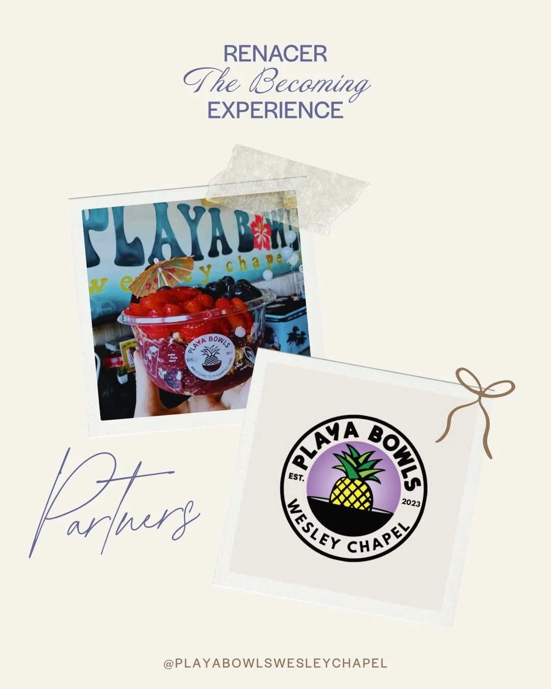 Ok ok amigas, let&rsquo;s take a moment to appreciate our AMAZING Renacer partners 🤍✨

Seriously, this experience would not be possible without these incredible partners who said YES to pouring into community, wellness, y prop&oacute;sito 🌿

✨ Shou