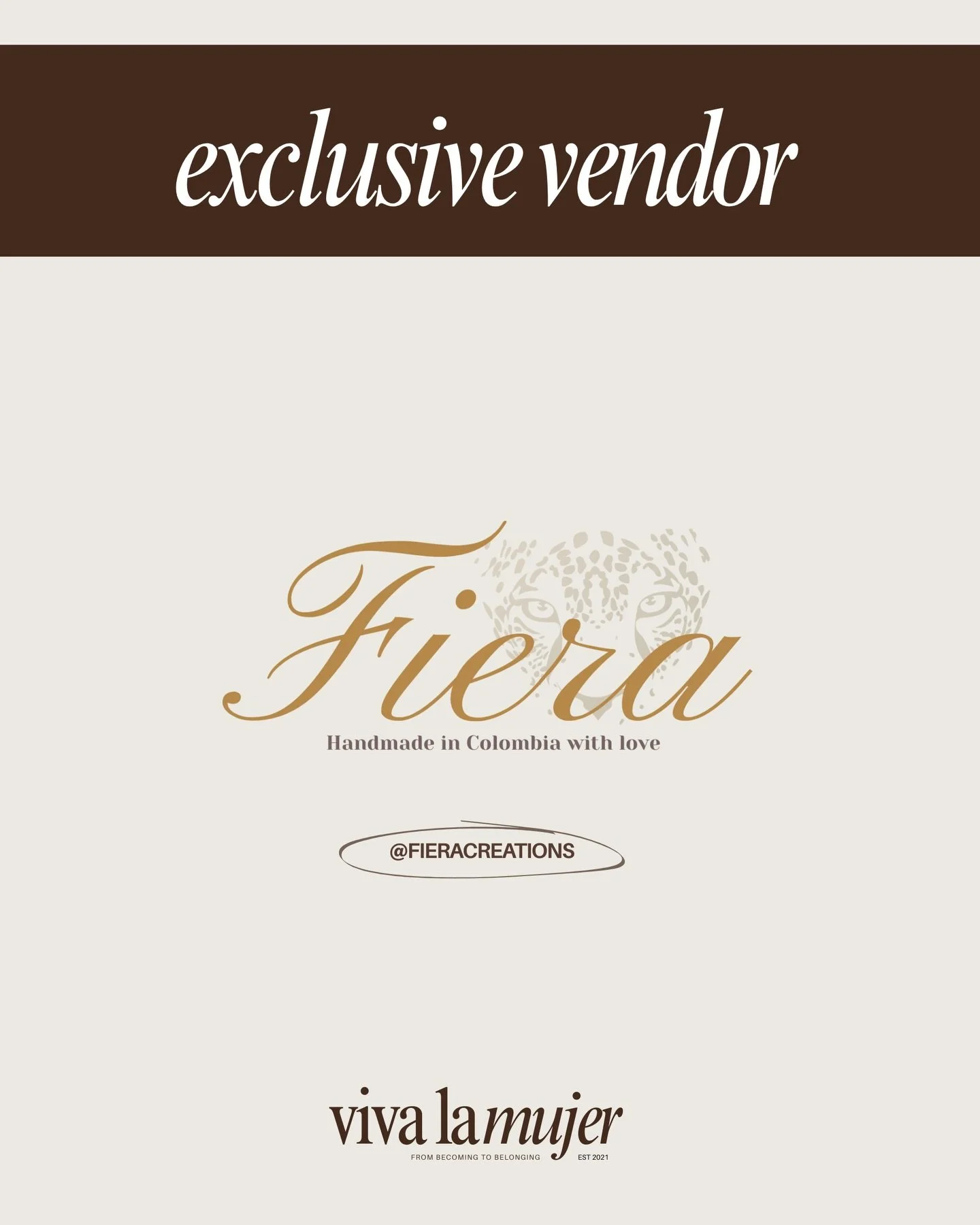 Obsessed is an understatement! 🤎✨

Nuestra primera ronda de vendors for Viva La Mujer is HERE y wow&hellip; we are beyond grateful for each and every one of these amazing mujeres y negocios supporting this vision 🥹

This event is all about celebrat
