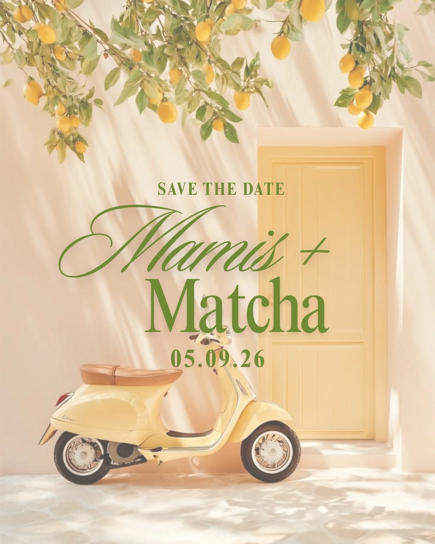 Save the date, mamis 💐🍵

Mamis + Matcha is calling your name&hellip; A dreamy morning to slow down, pour into yourself, and celebrate the beauty of motherhood and connection.

Join us for a soft spring reset filled with Pilates, refreshing matcha, 