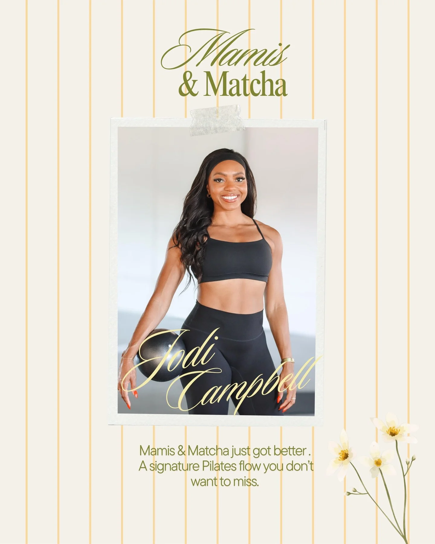 Mamis &amp; Matcha just got 🔥🥹

We&rsquo;re bringing the energy to Mamis &amp; Matcha with none other than @jcampbell35 A name you&rsquo;ve seen all over Tampa Bay and for good reason. Expect a sculpting, feel-good Pilates session that will leave y