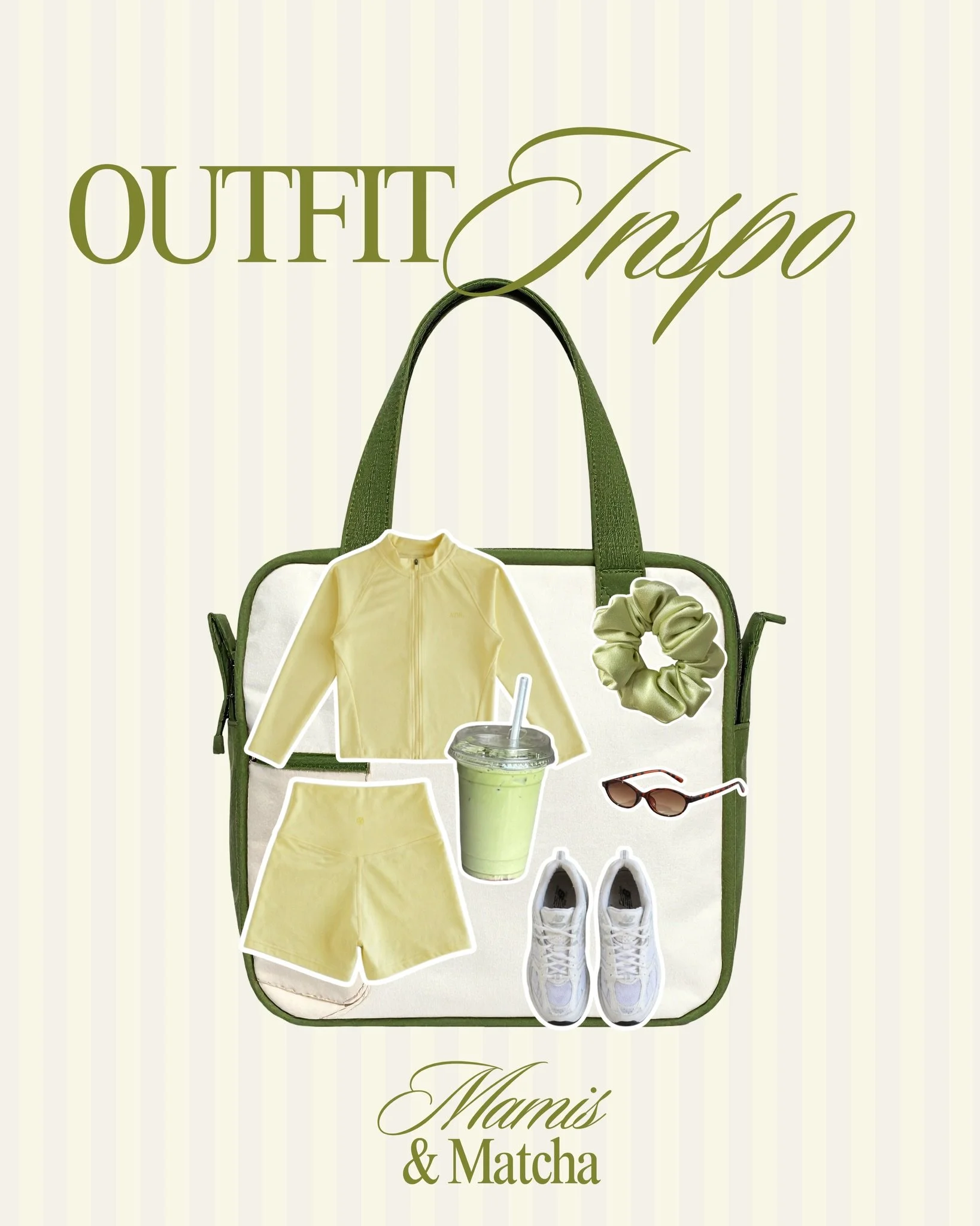 If you needed a sign on what to wear to Mamis &amp; Matcha&hellip; We got you mama😉 

Think matching sets, soft yellows + greens, sneakers on, hair up, iced matcha in hand 🍵

These looks are giving: 
☁️ comfy but put together 
💅 effortless but sti