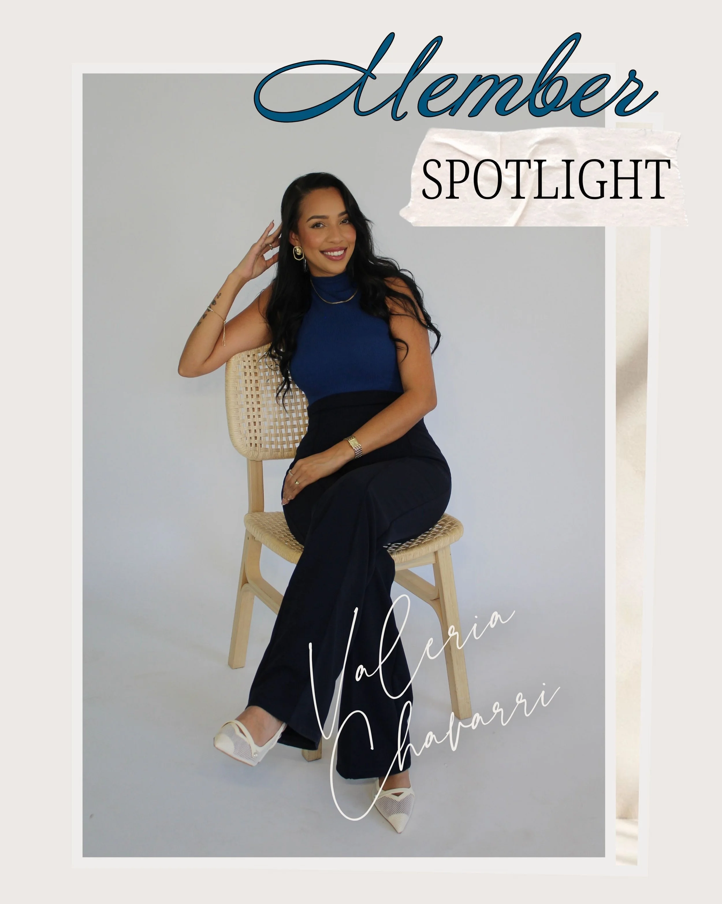 ✨ May Member Spotlight ✨ Our beautiful @valemuahz 

&ldquo;Hi! I&rsquo;m Valeria, a proud Latina entrepreneur and business owner passionate about creating opportunities and making a meaningful impact in my industry and community. I&rsquo;m hardworkin