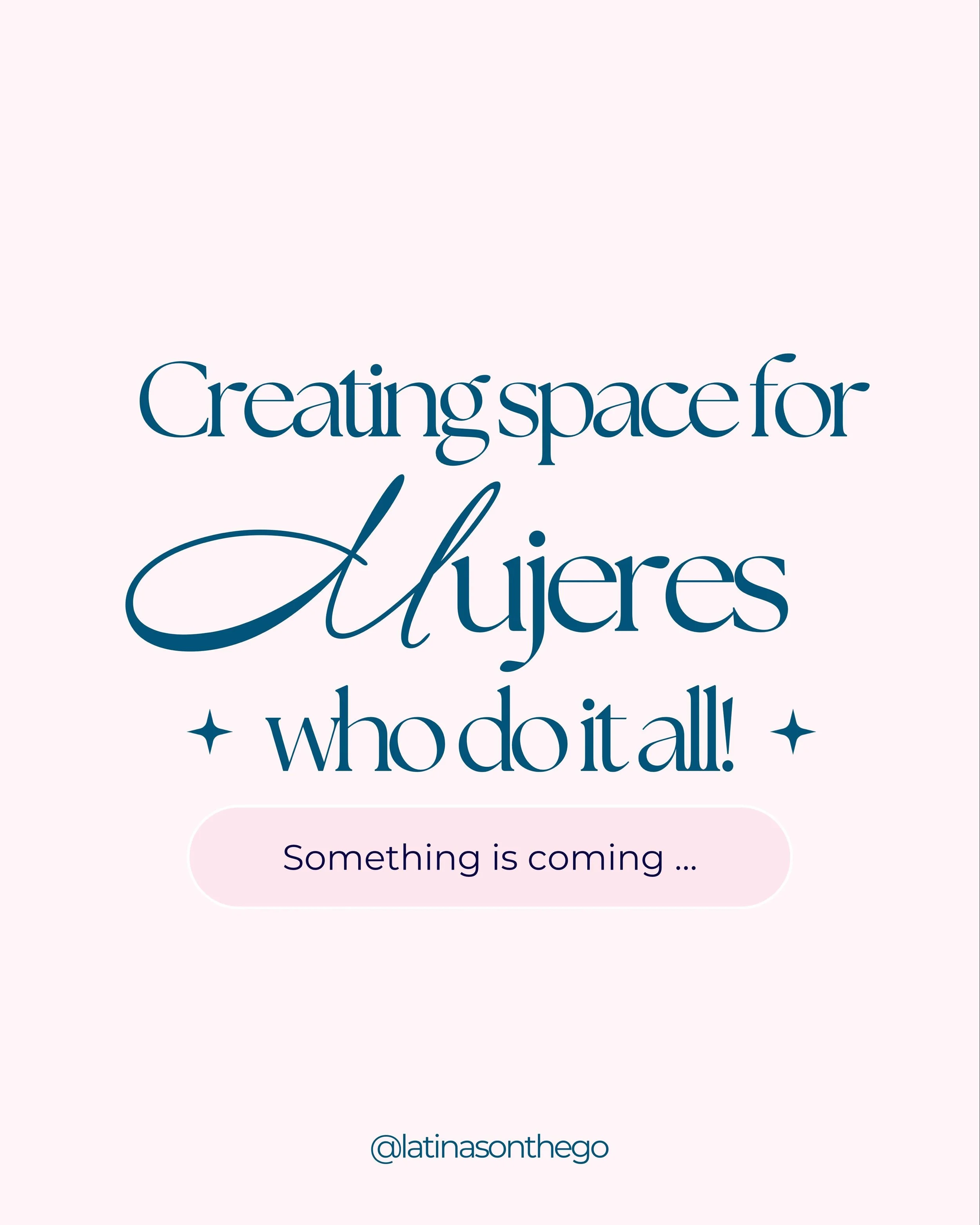 Mujeres&hellip; something special is on the way. ✨🤎

A space created with you in mind: for the women building, dreaming, healing, growing, and doing life on the go. The kind of thing you&rsquo;ll want to say you were here for from the very beginning
