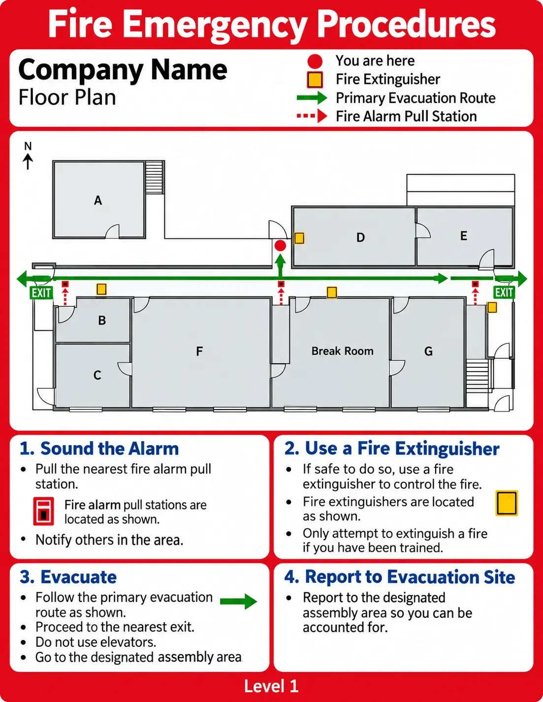 fire safety plan
