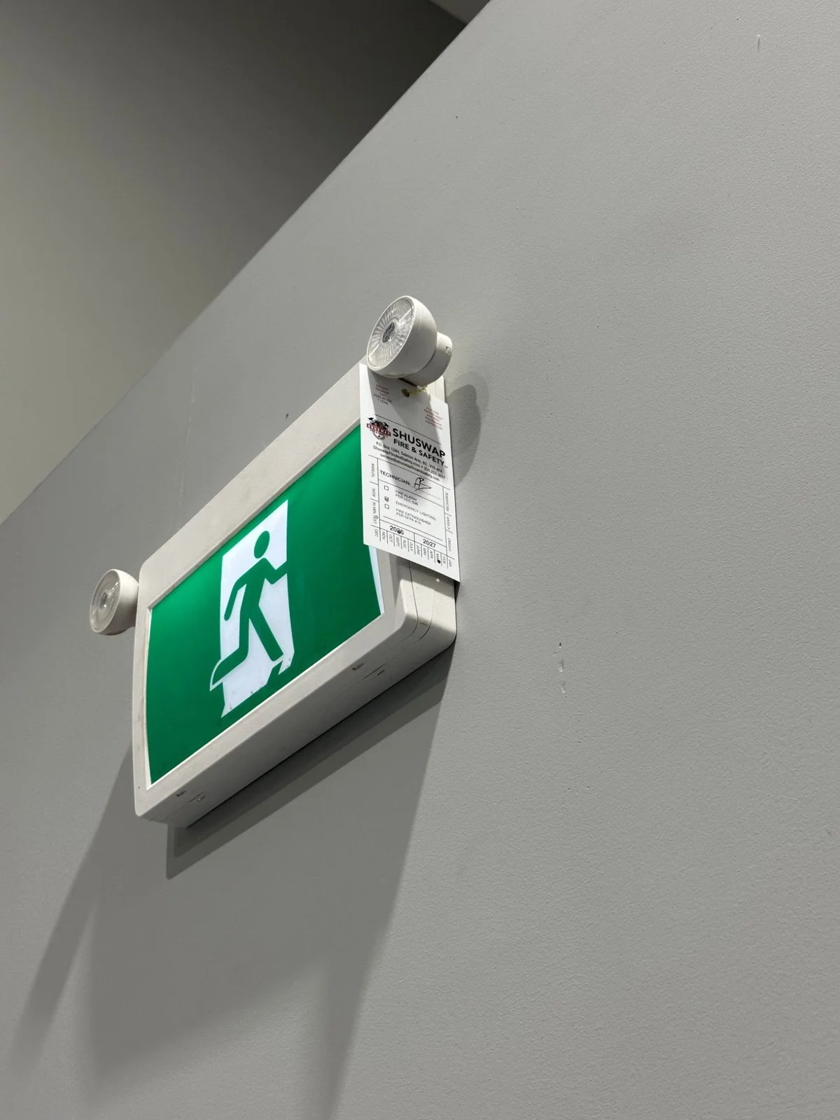 sfs tagged emergency lighting