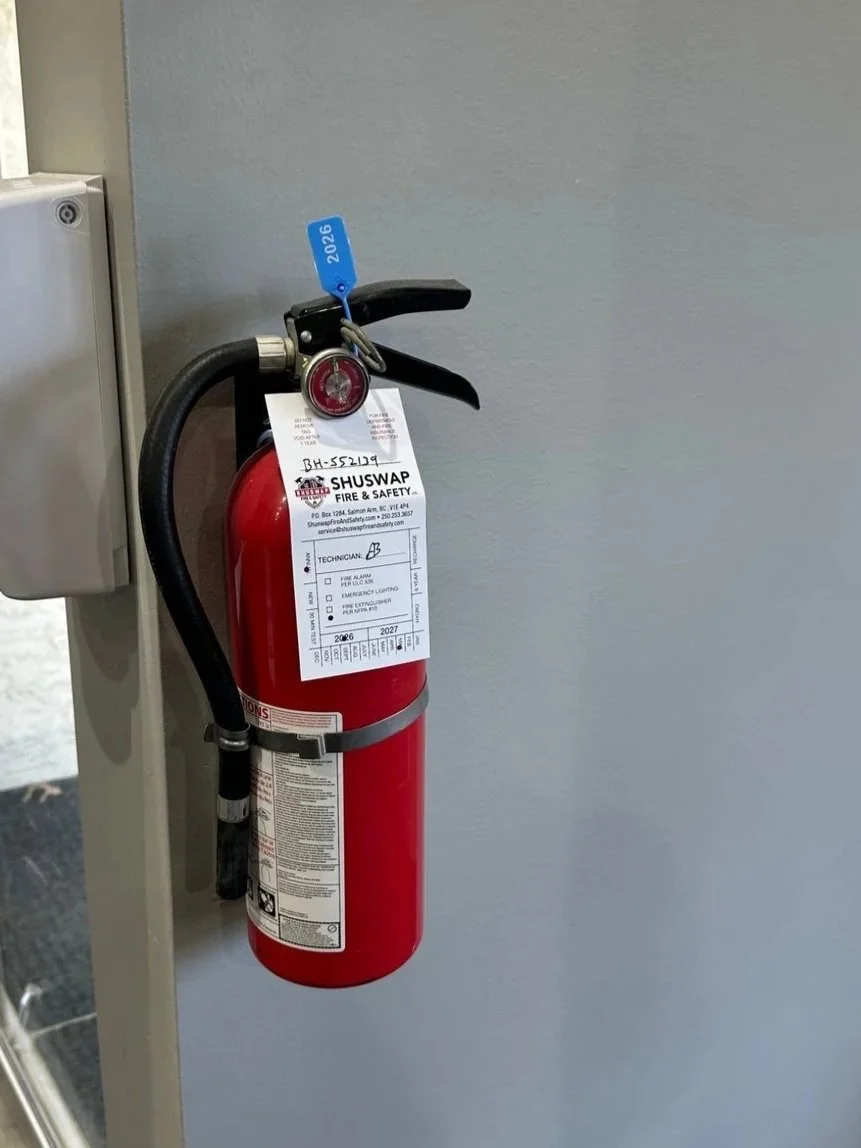 sfs tagged fire extinguisher