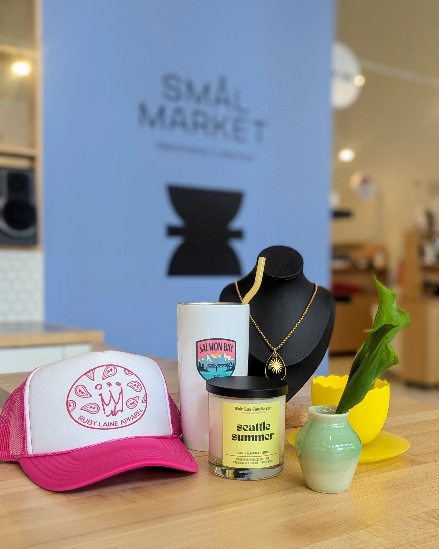 Don't let the clouds get you down! ☁️✨ Summer vibes are still shining bright at the store! 

 #summervibes #supportlocal #shopsmallbusinesses #ballardseattle #summerinthecity