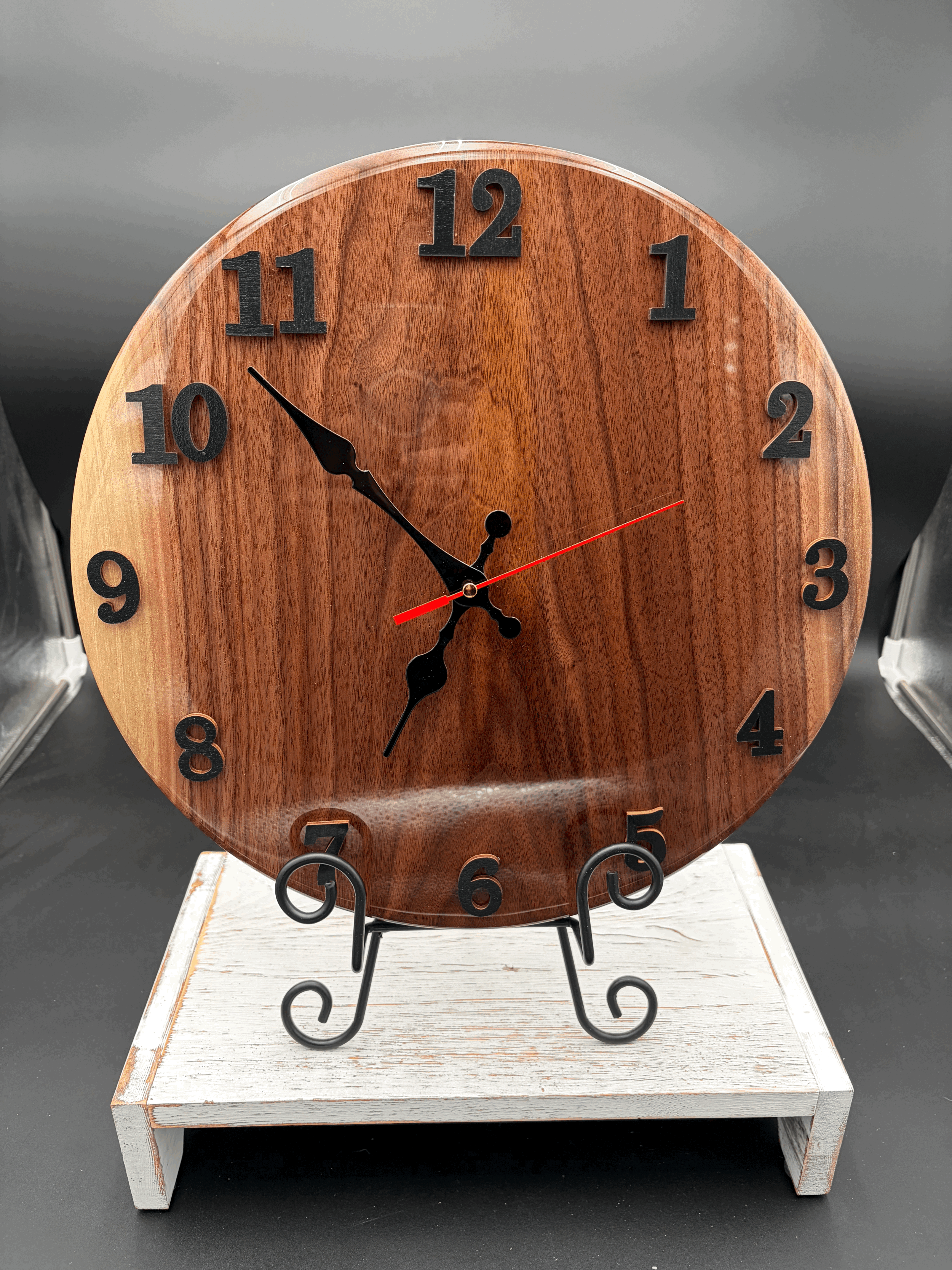wooden clock