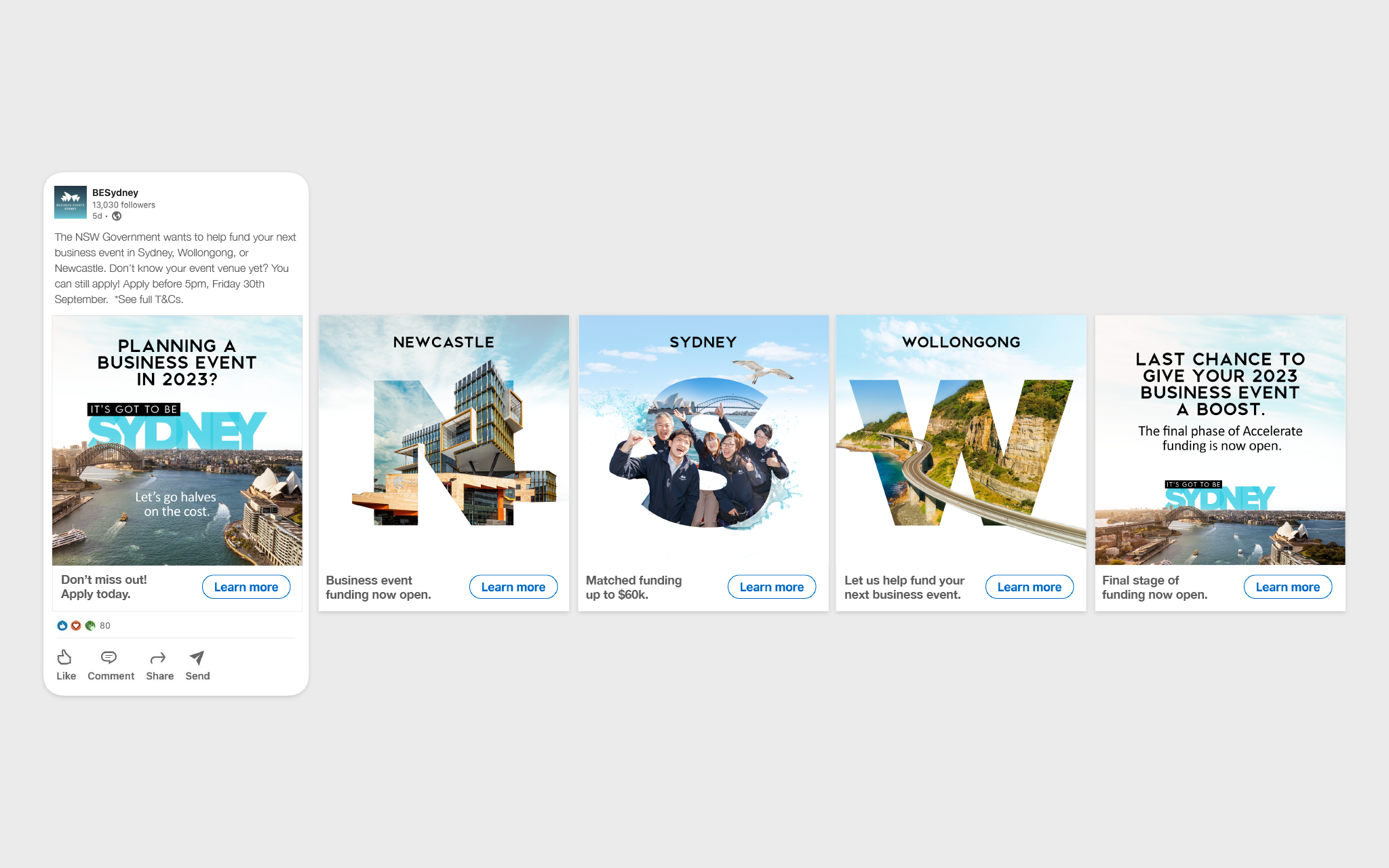 BESydney - Accelerate Phase 3 - Social Carousel