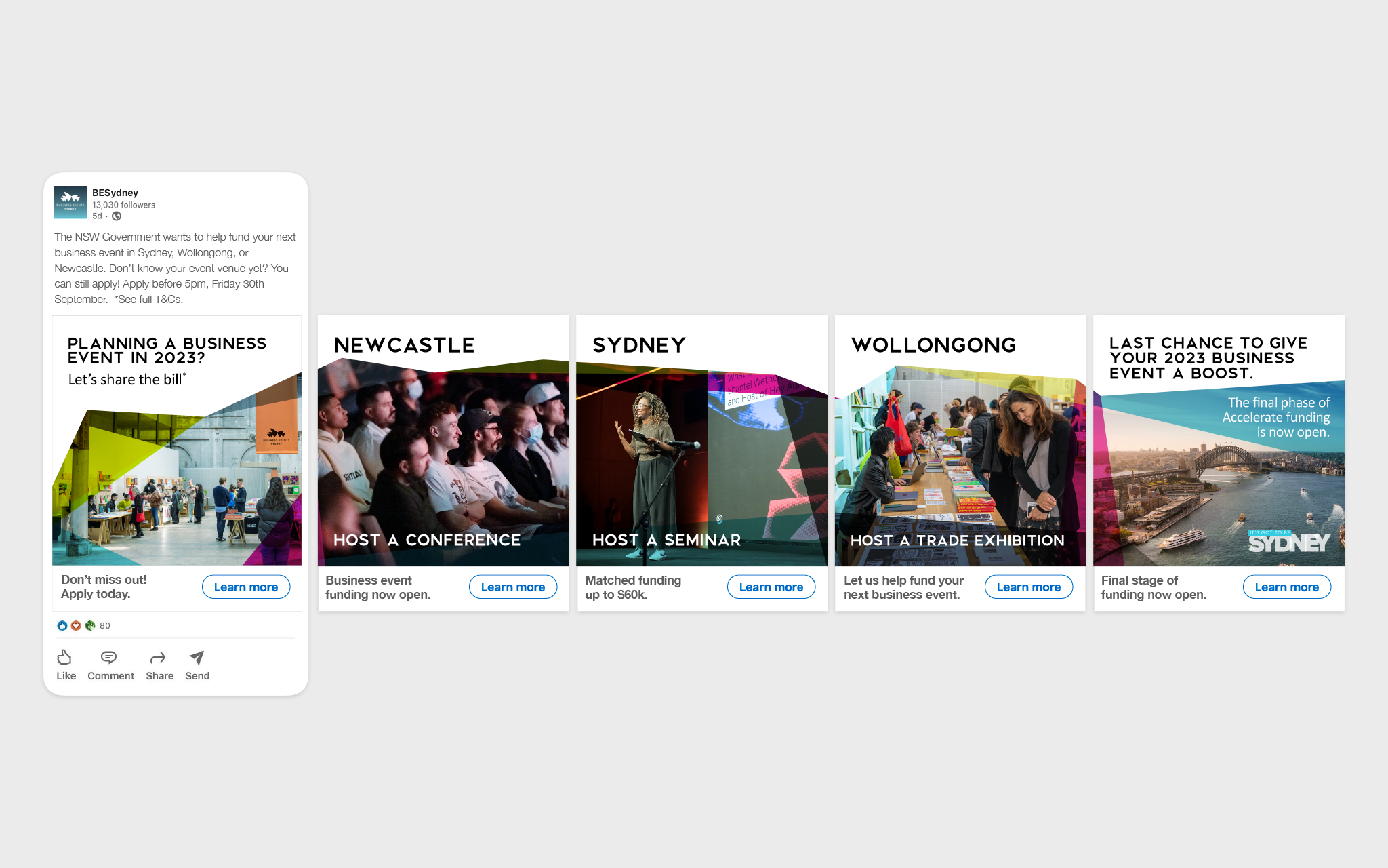 BESydney - Accelerate Phase 1 - Social Carousel