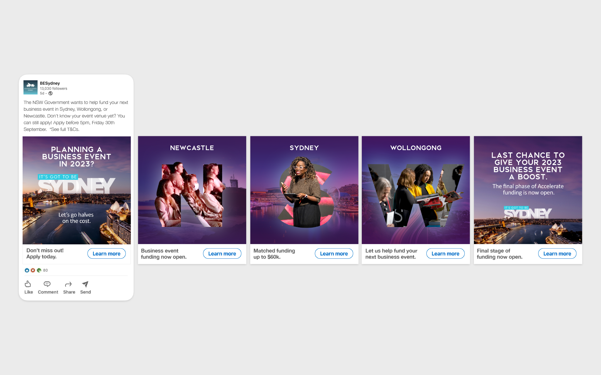 BESydney - Accelerate Phase 3 - Social Carousel