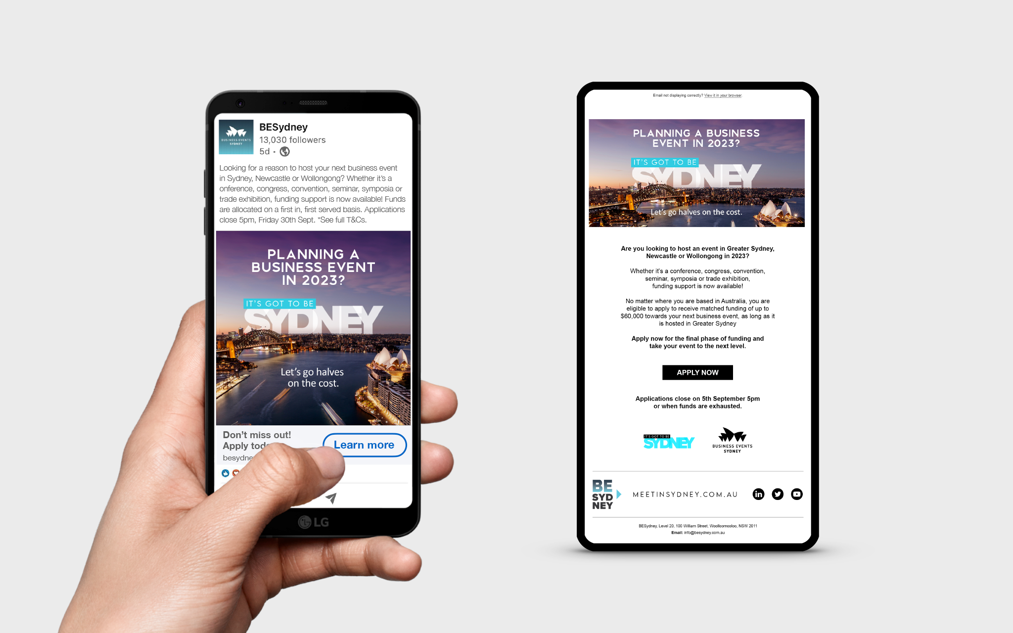 BESydney - Accelerate Phase 3 - Social & eDM
