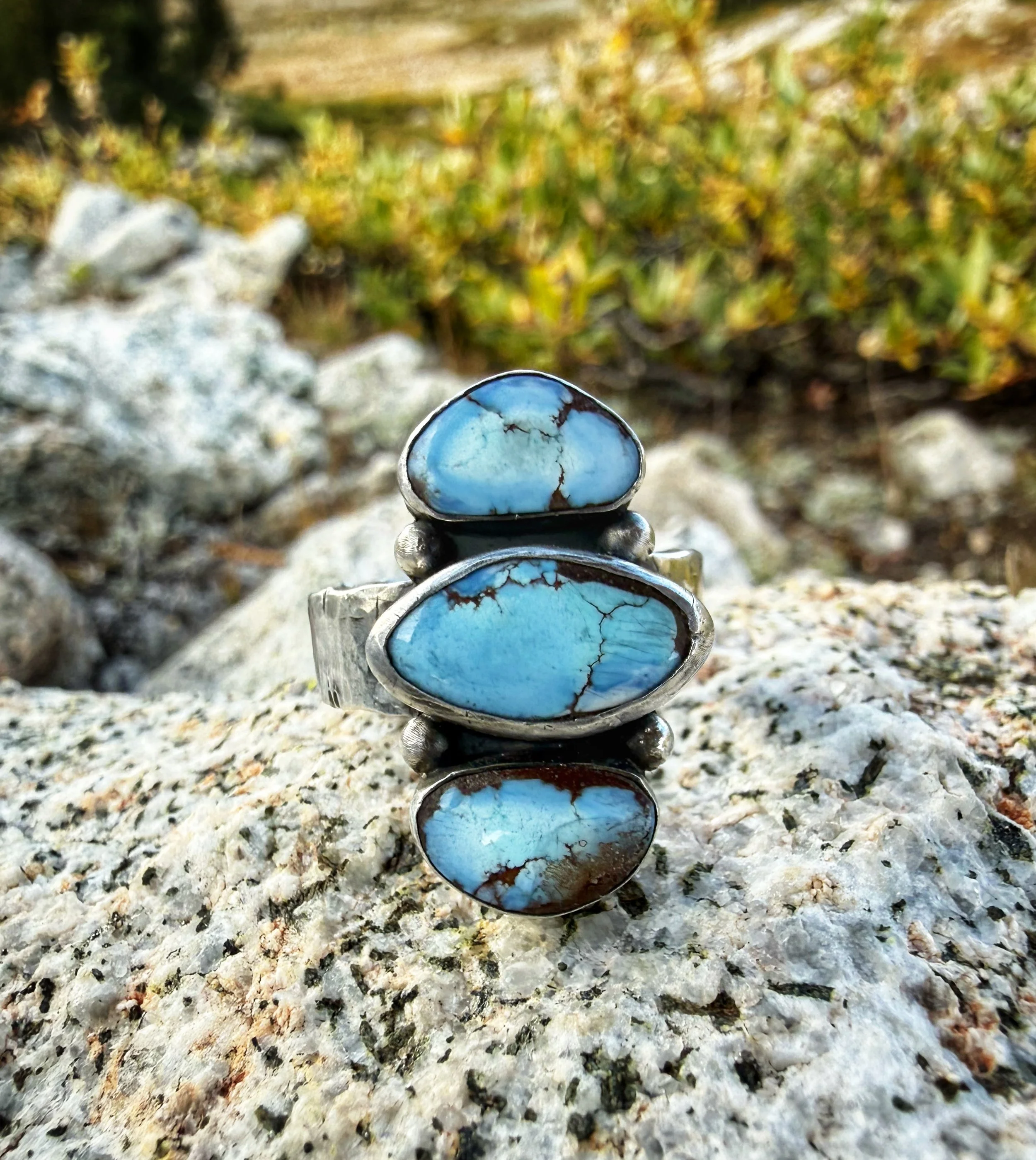 Golden Hills 3-Stone Ring