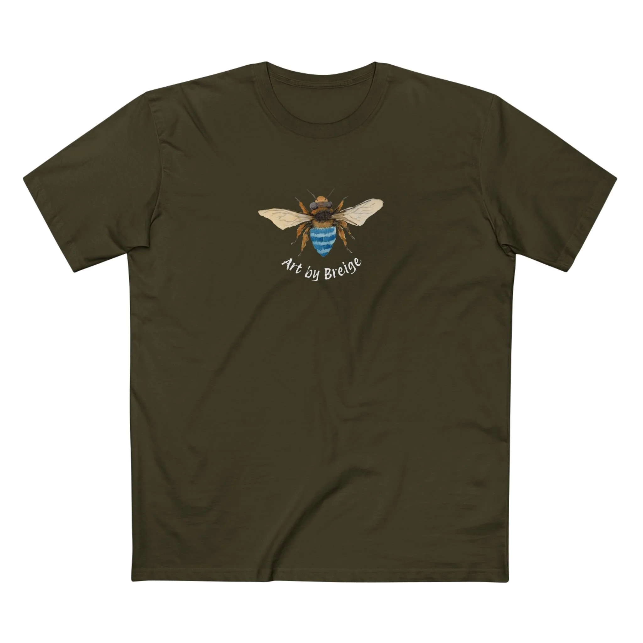 Blue Banded Bee Unisex Graphic Tee - 