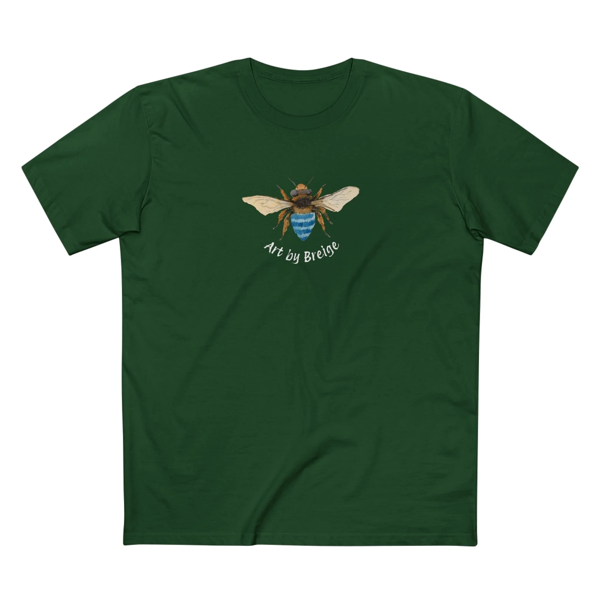 Blue Banded Bee Unisex Graphic Tee - 