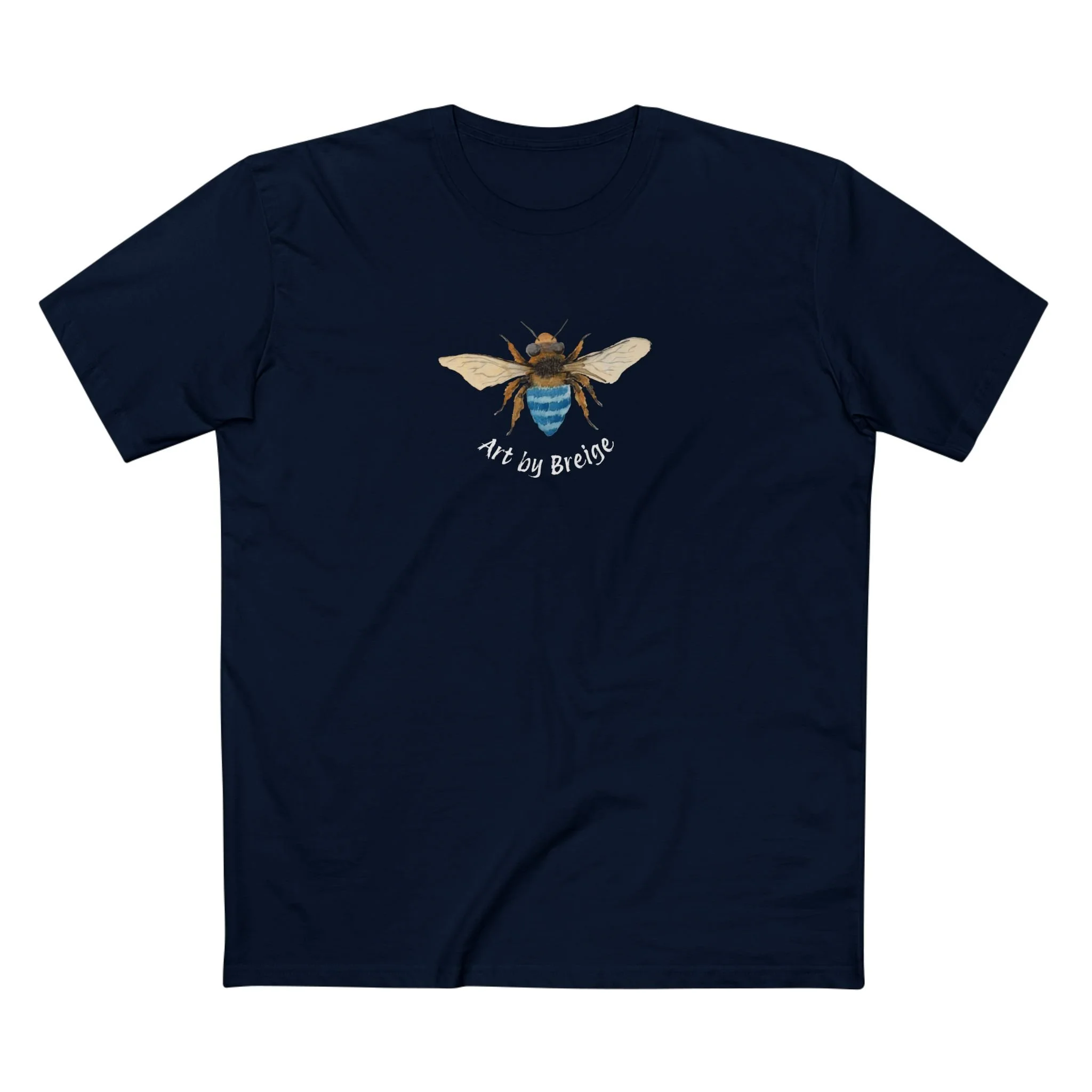 Blue Banded Bee Unisex Graphic Tee - 