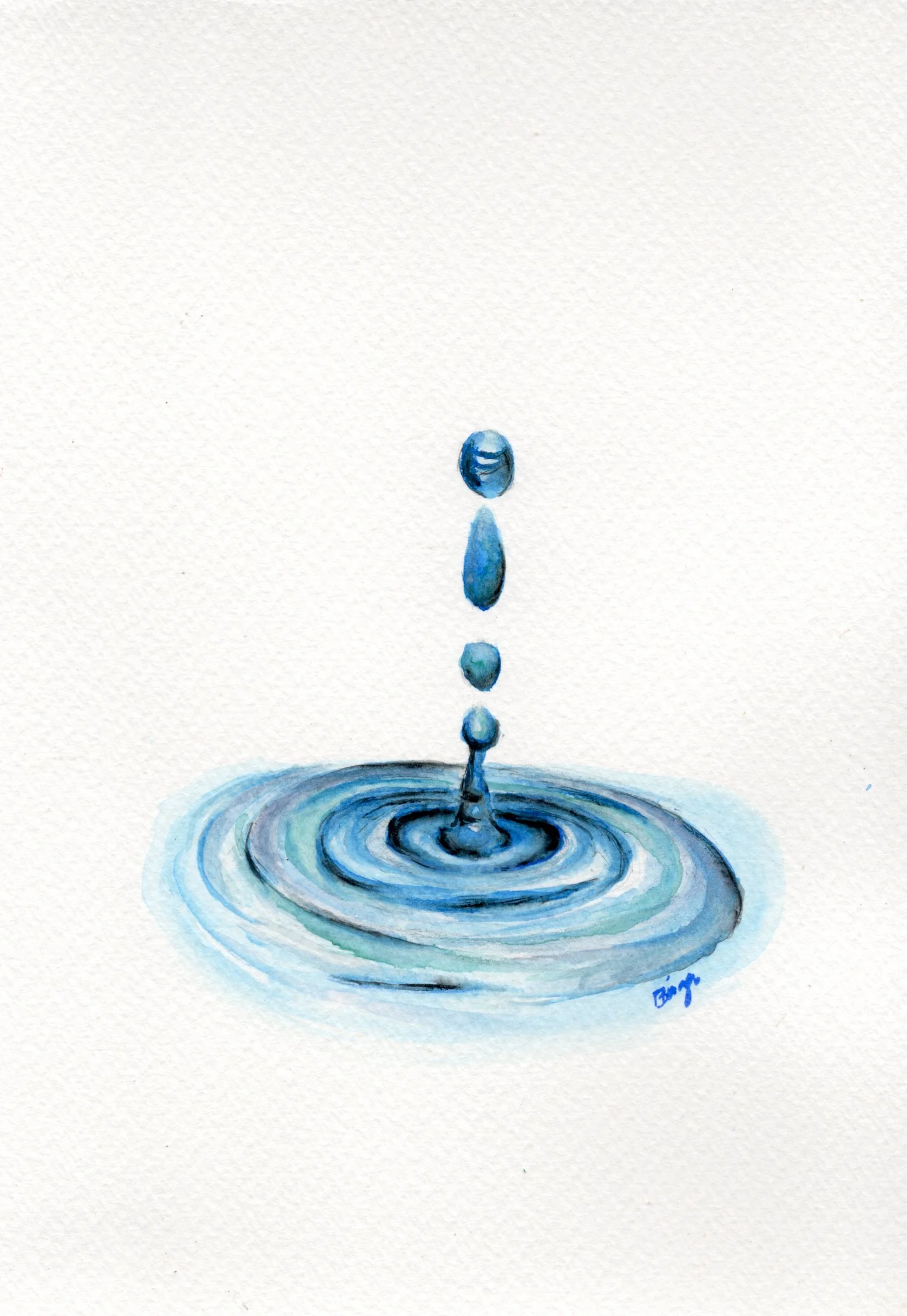 FREE Water droplet mobile wallpaper