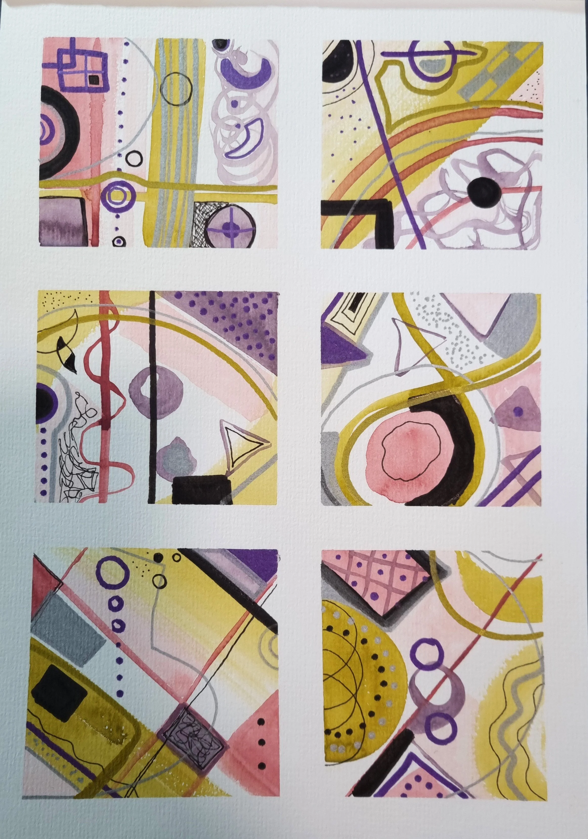 An abstract painting exercise