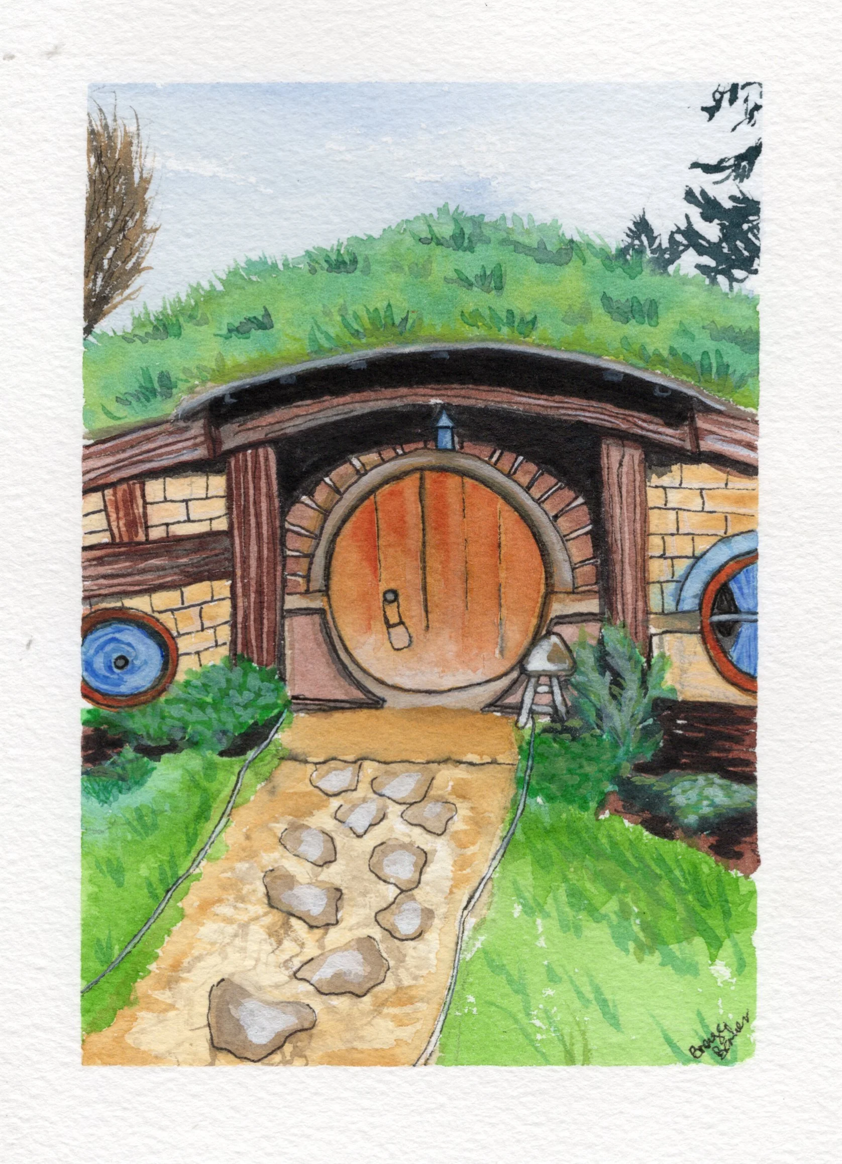 The Orange Door (framed) 1 of 3