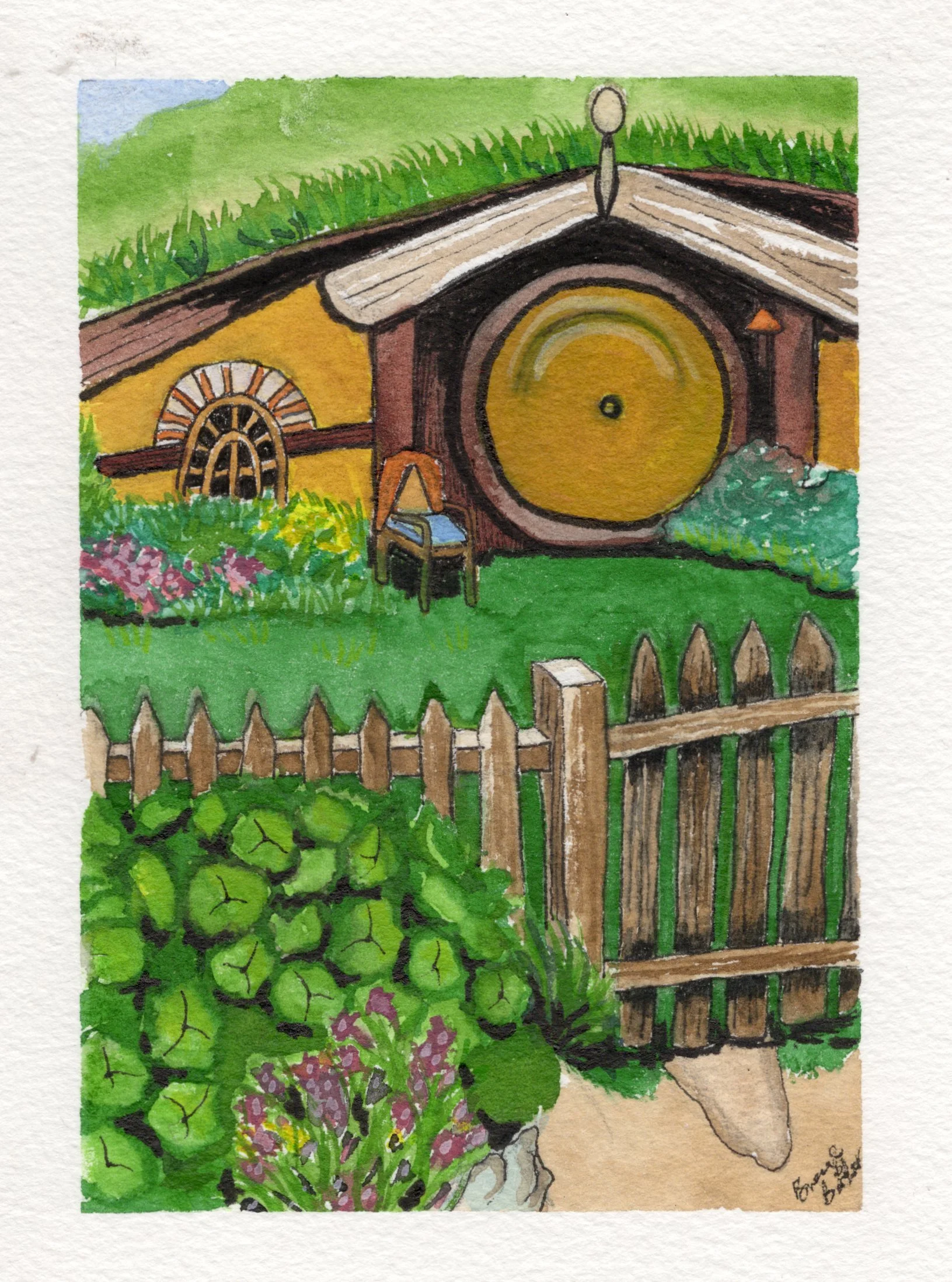 The Yellow Door (framed) 3 of 3