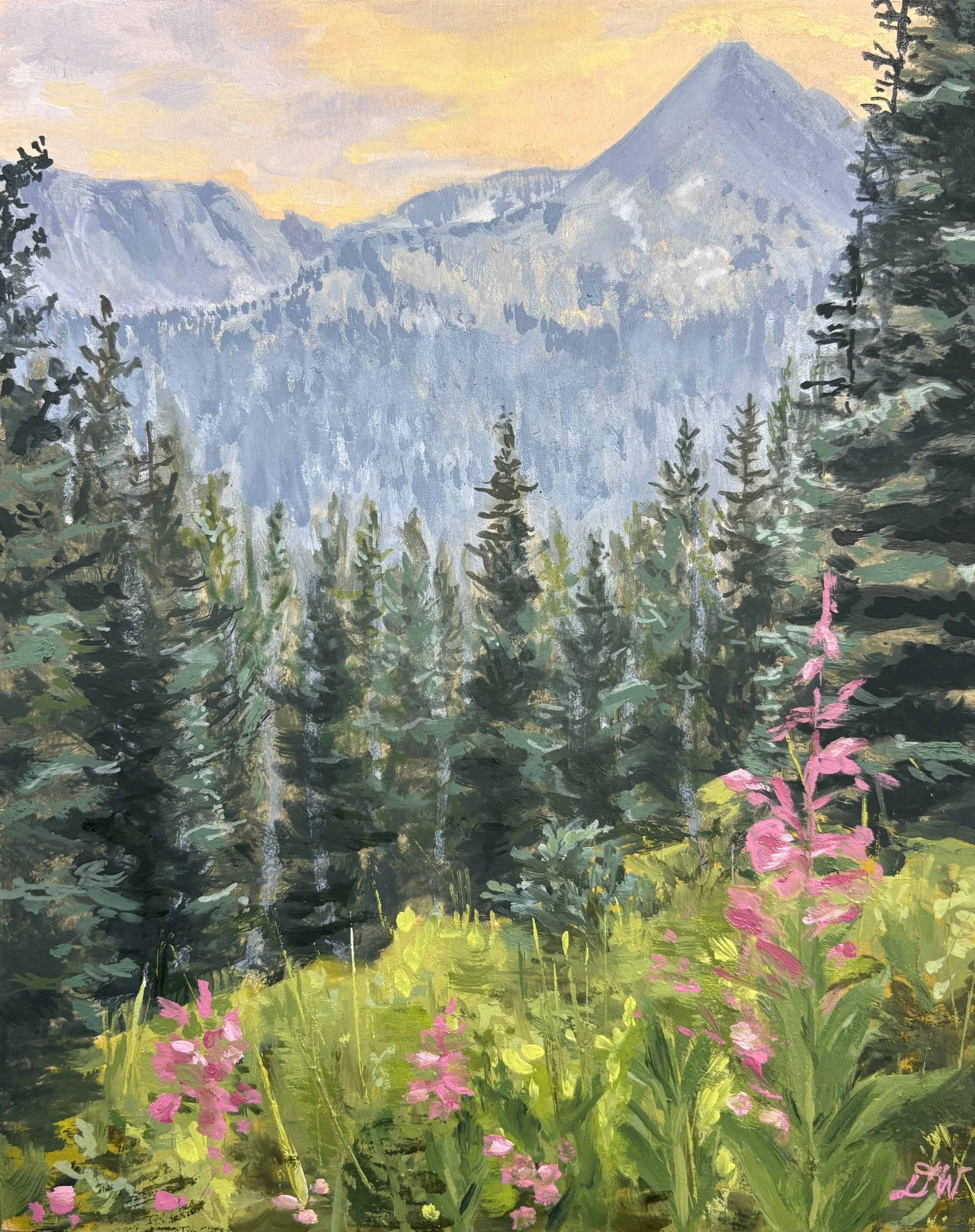 "Whispers in the Haze"  |  8 x 10"  Oil on cradled wood panel