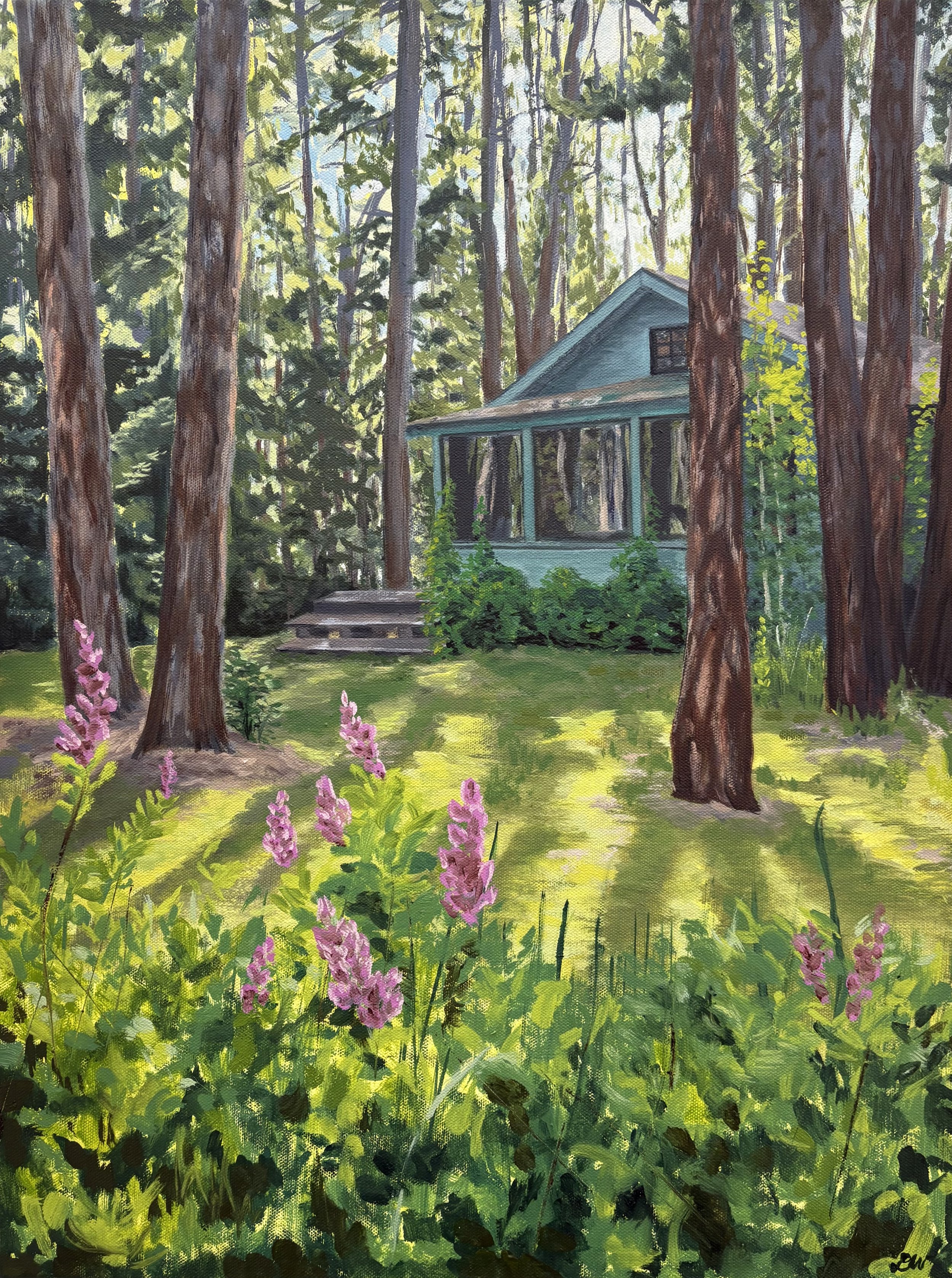 "Riversong, Birdsong"  |  18 x 24"  Oil on canvas