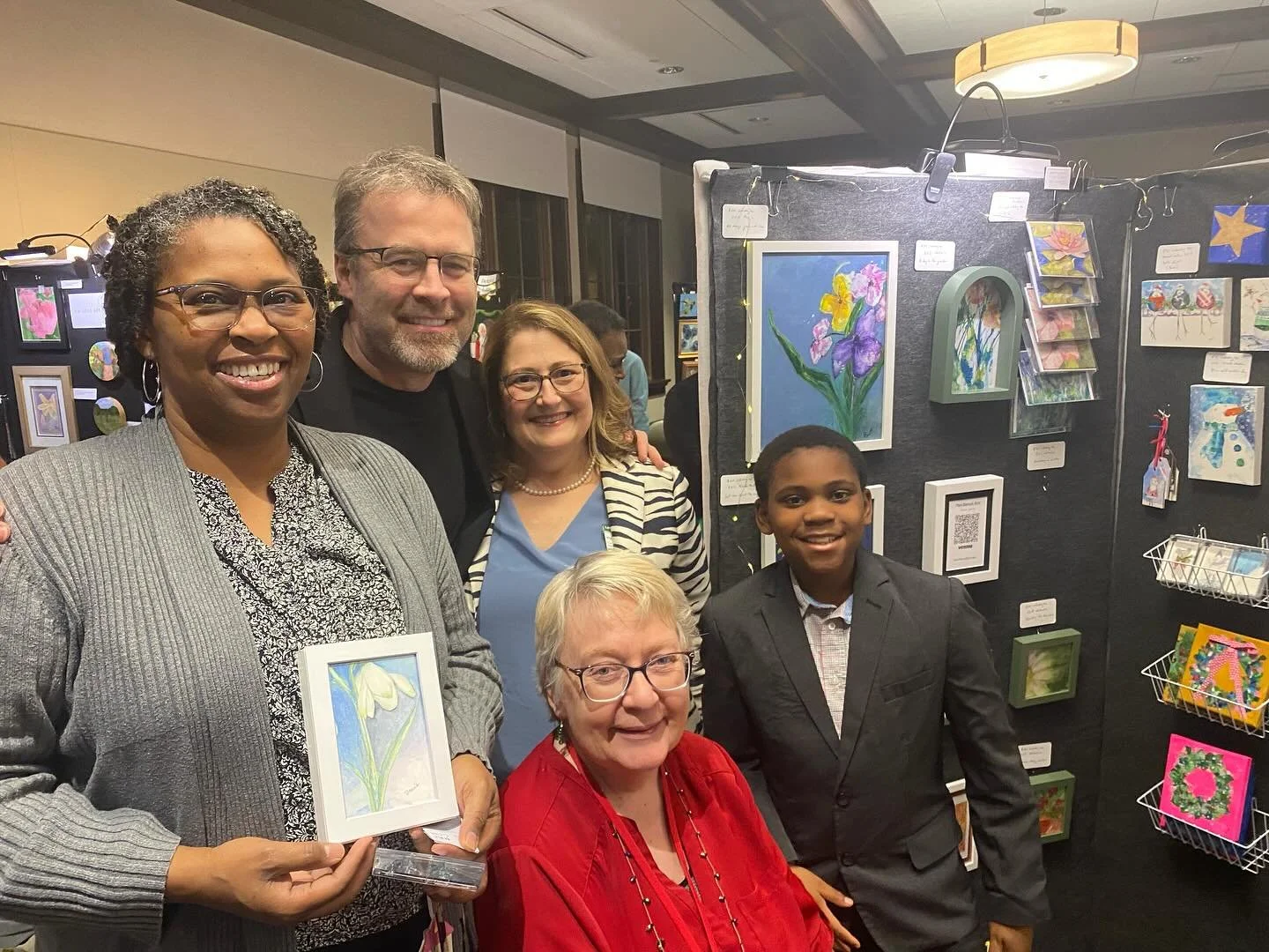 When friends make all the difference.  Thanks for all your encouragement and support.  #ilovepainting