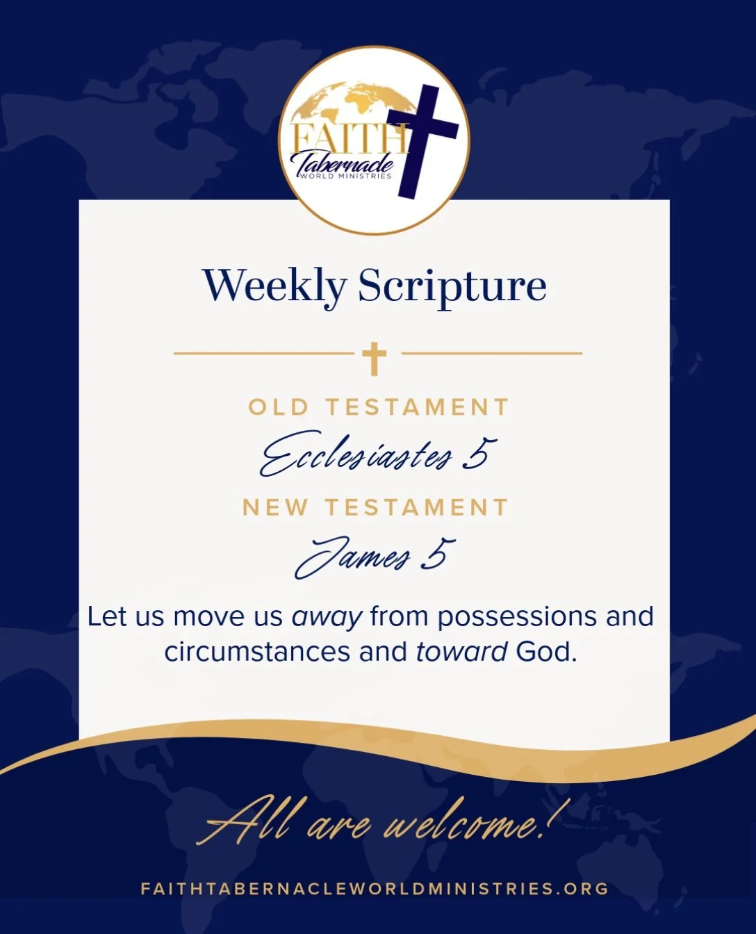 What are you putting your trust in? 

Ecclesiastes 5 reminds us that wealth cannot satisfy, possessions are temporary, and everything we have ultimately comes from God.

James 5 takes it a step further, warning against storing up riches while others 
