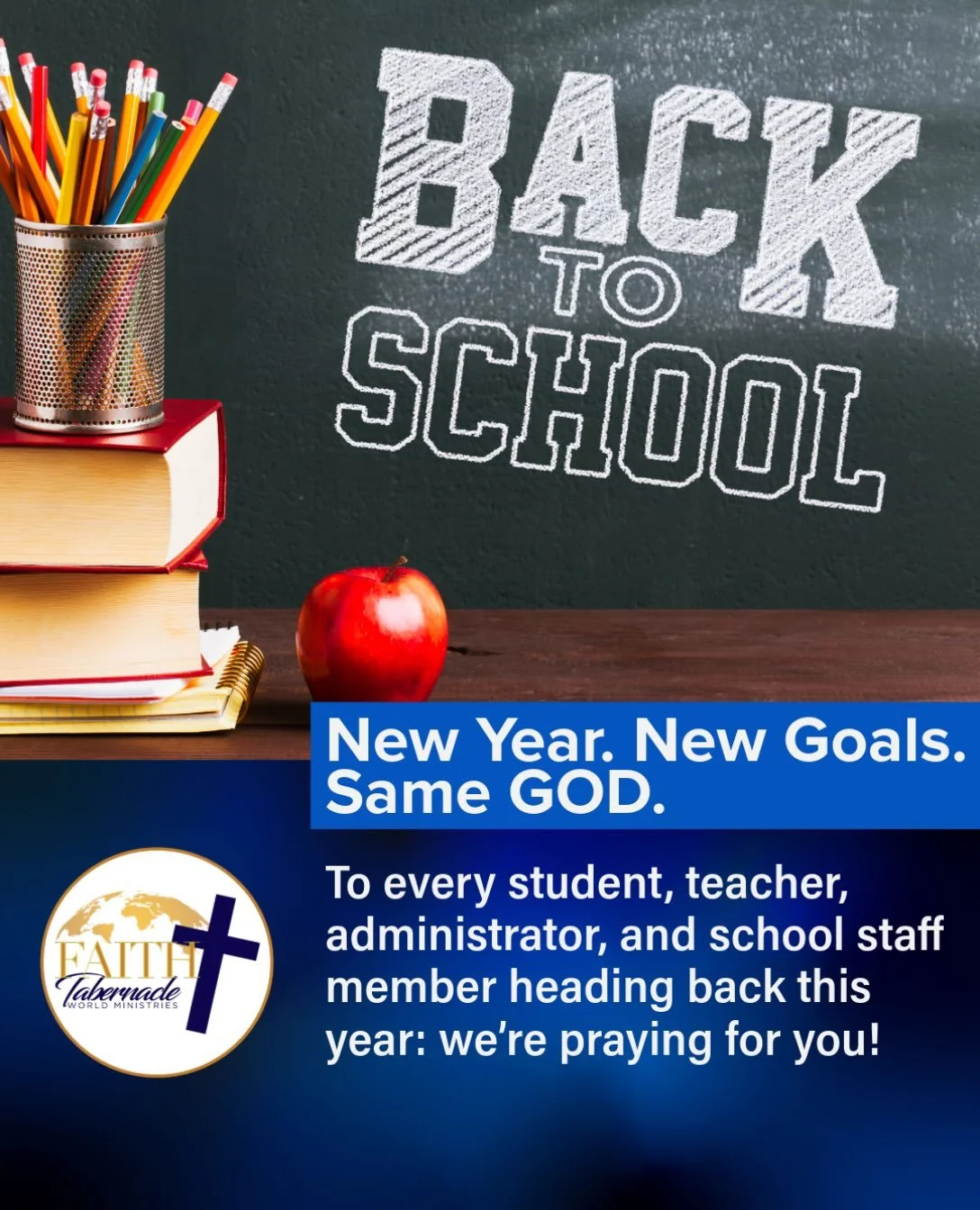 🎒📚 BACK TO SCHOOL! ✏️

A new school year means new beginnings, new opportunities, and plenty of new adventures!

To every student, teacher, administrator, and school staff member heading back this year: we&rsquo;re praying for you! 🙏🏽

May God gi