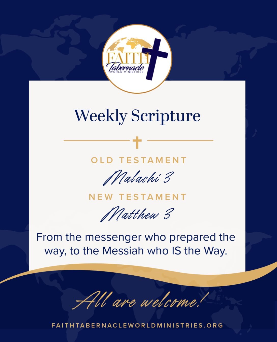 FROM MESSENGER TO MESSIAH.

Malachi 3 and Matthew 3 share a powerful prophetic connection:

&bull; A messenger prepares the way.
John the Baptist fulfills the role of the messenger who announces the Lord&rsquo;s coming.

&bull; Purification is coming