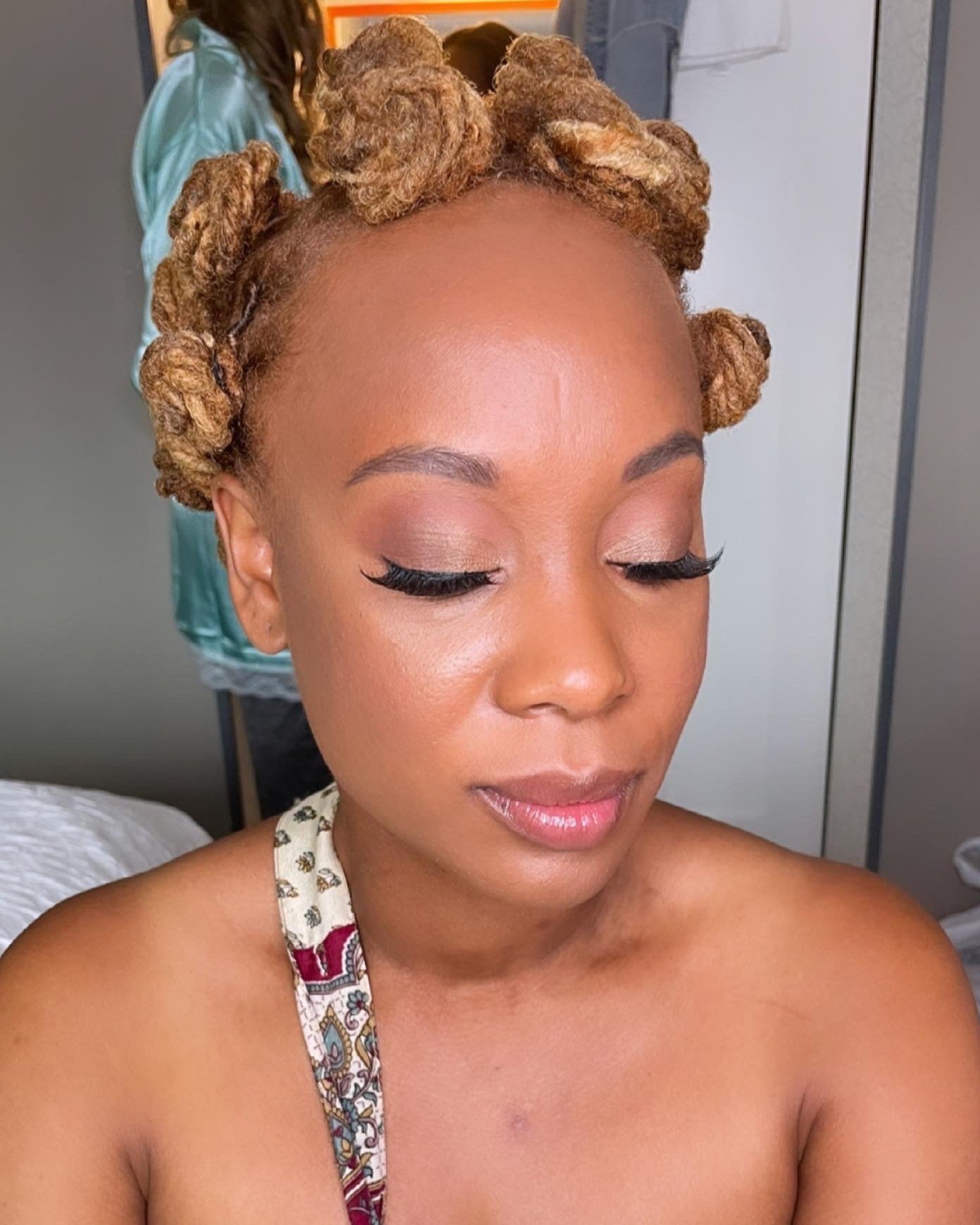 Frederick MD bridal makeup artist created soft and polished beauty look
