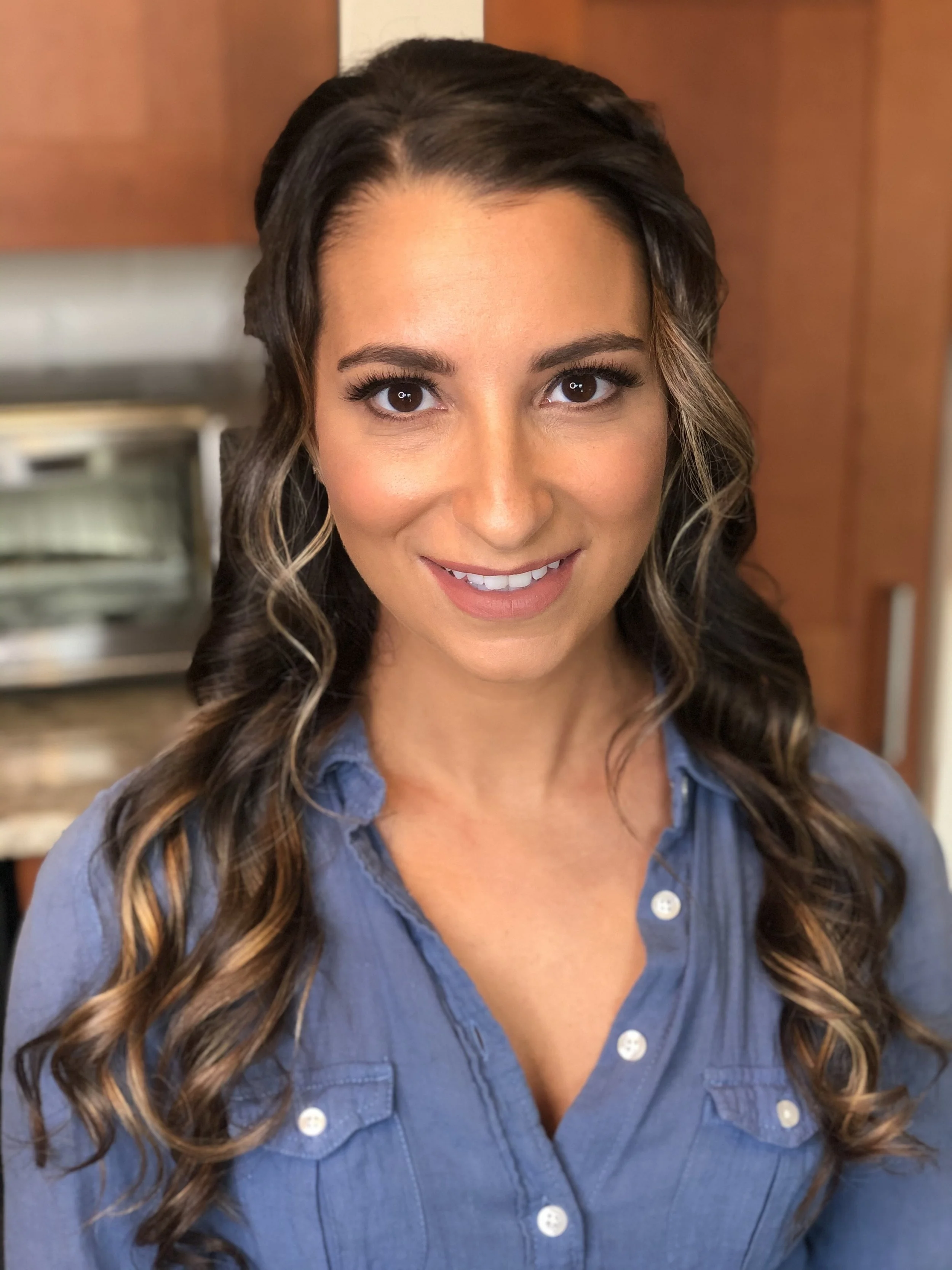 Timeless natural wedding makeup for Maryland ceremony