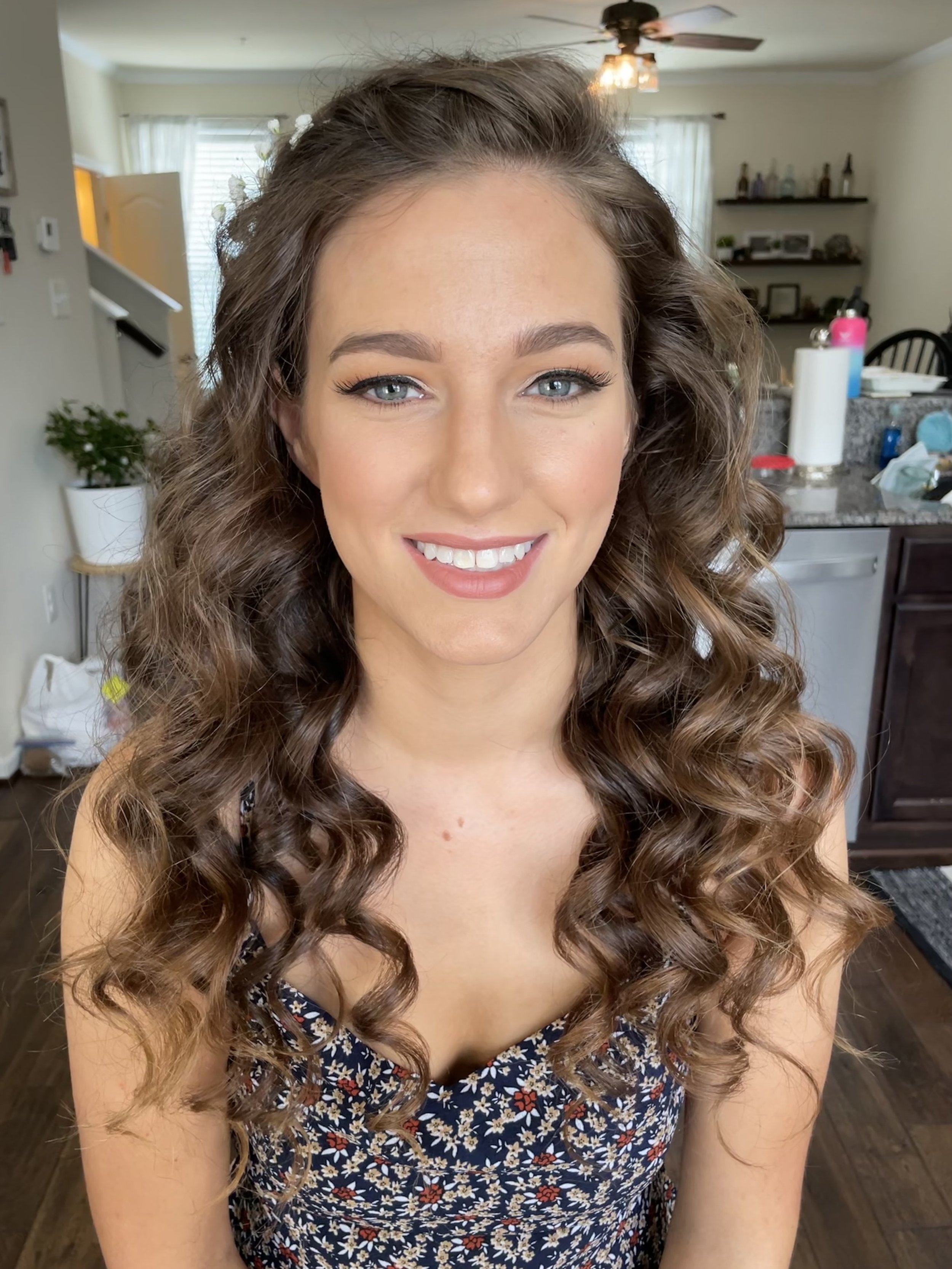 Light and refined bridal beauty look in Frederick Maryland