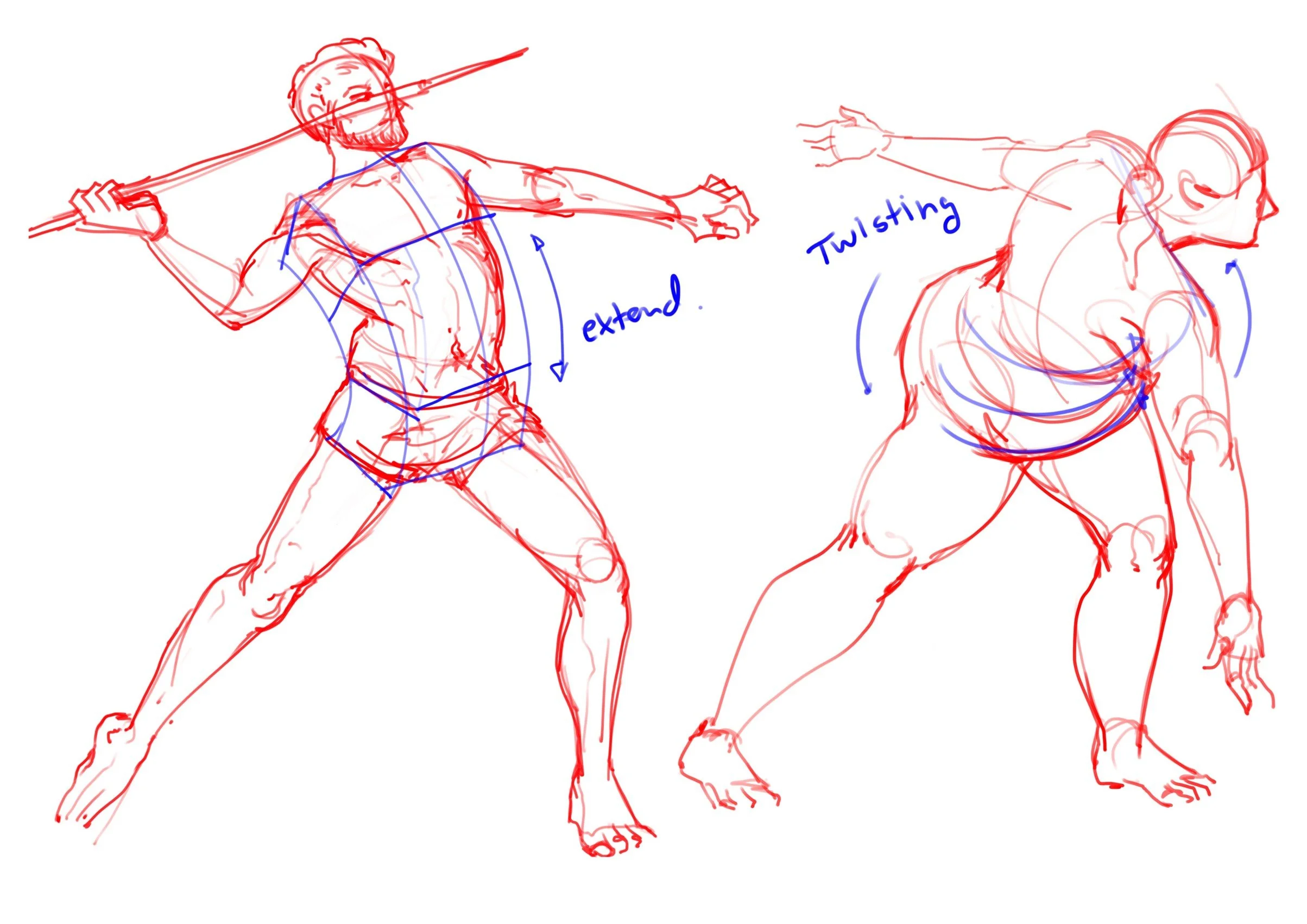 Figure Drawing study - digital