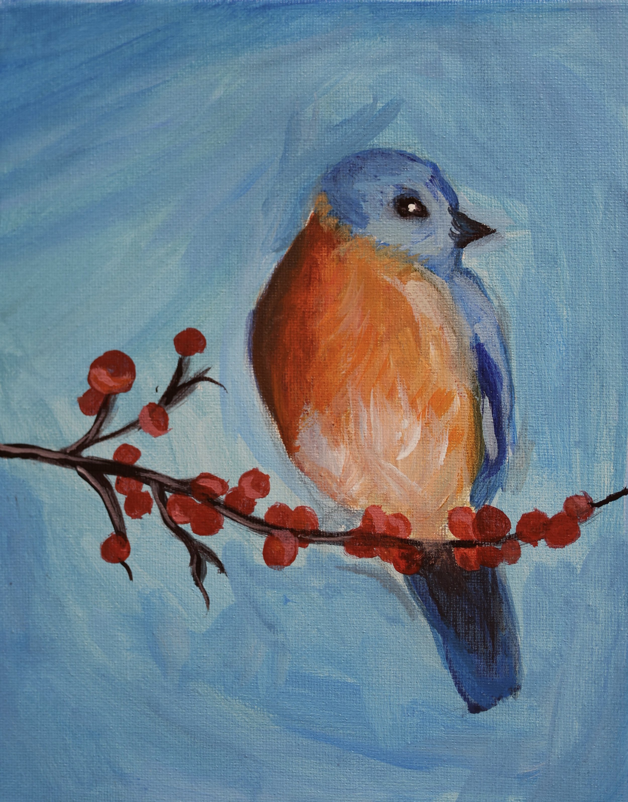 5x7 Bird Print