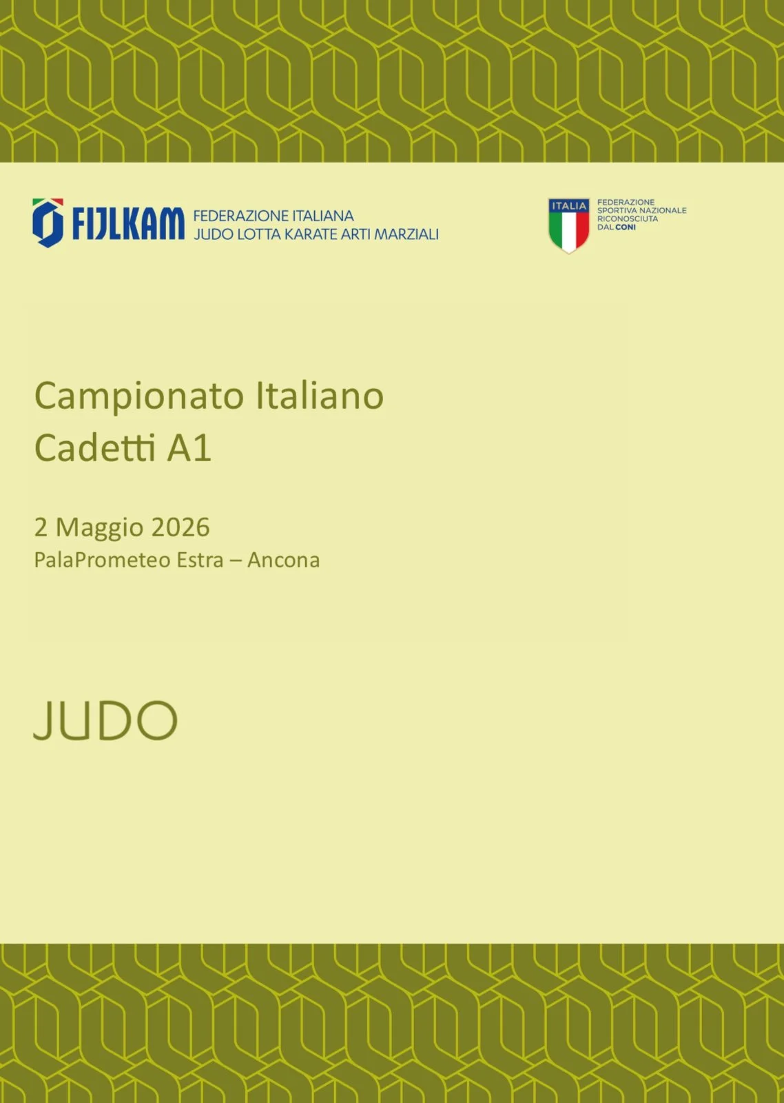 Campionati Italiano U18 A1 2026
