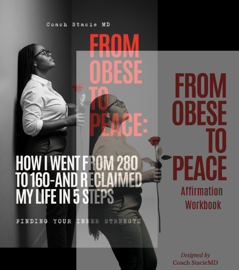 (Bundle) Obese to Peace : How I went from 280 to 160 eBook and Workbook