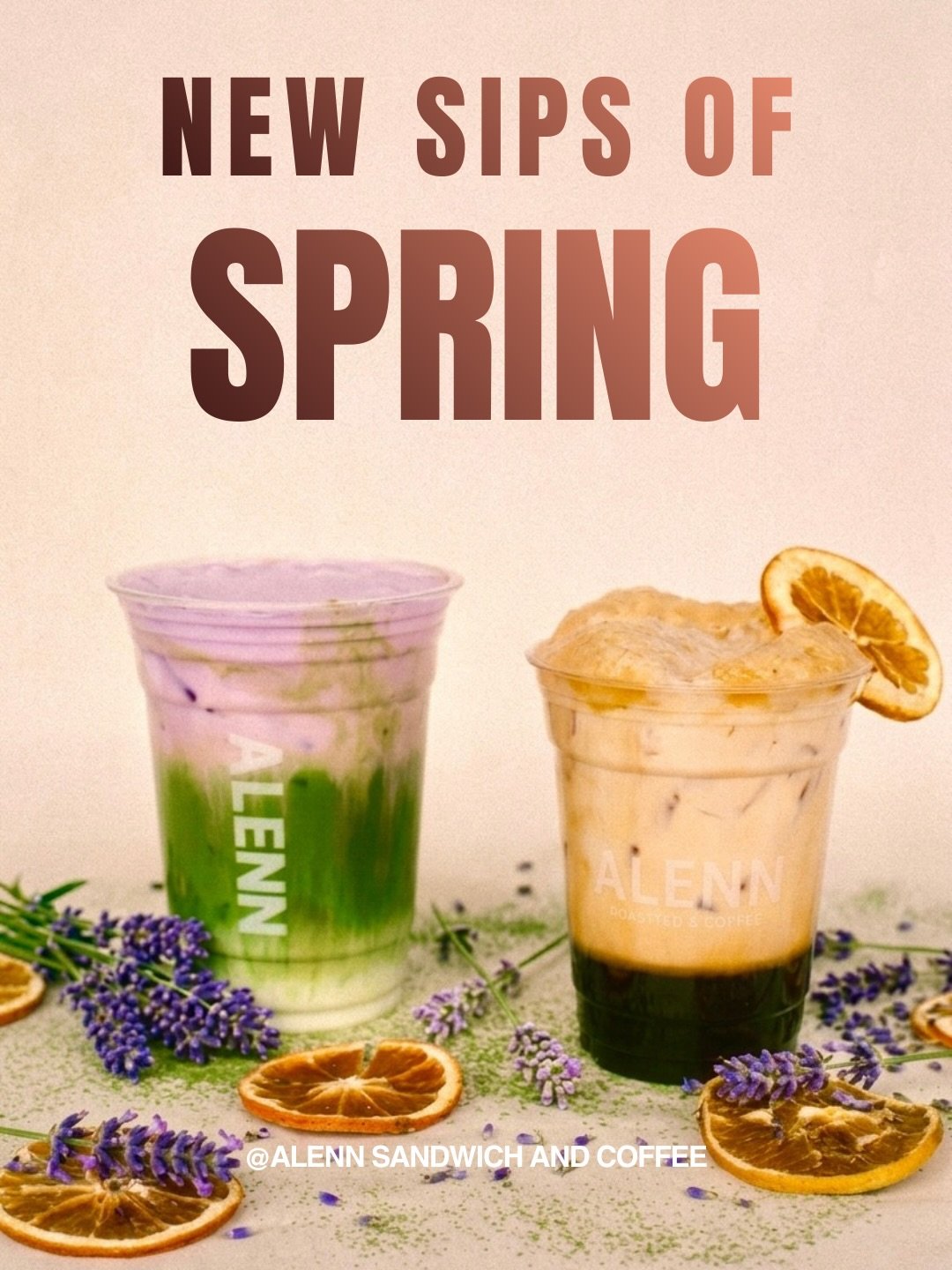 Spring is in the air, and so are our newest drinks 🌸🌿

Introducing our Spring Seasonal Specials:

🍊 Orange Blossom Honey Latte
A refreshing twist on espresso featuring orange blossom, honey, and ice-shaken espresso, topped with an orange slice.

?