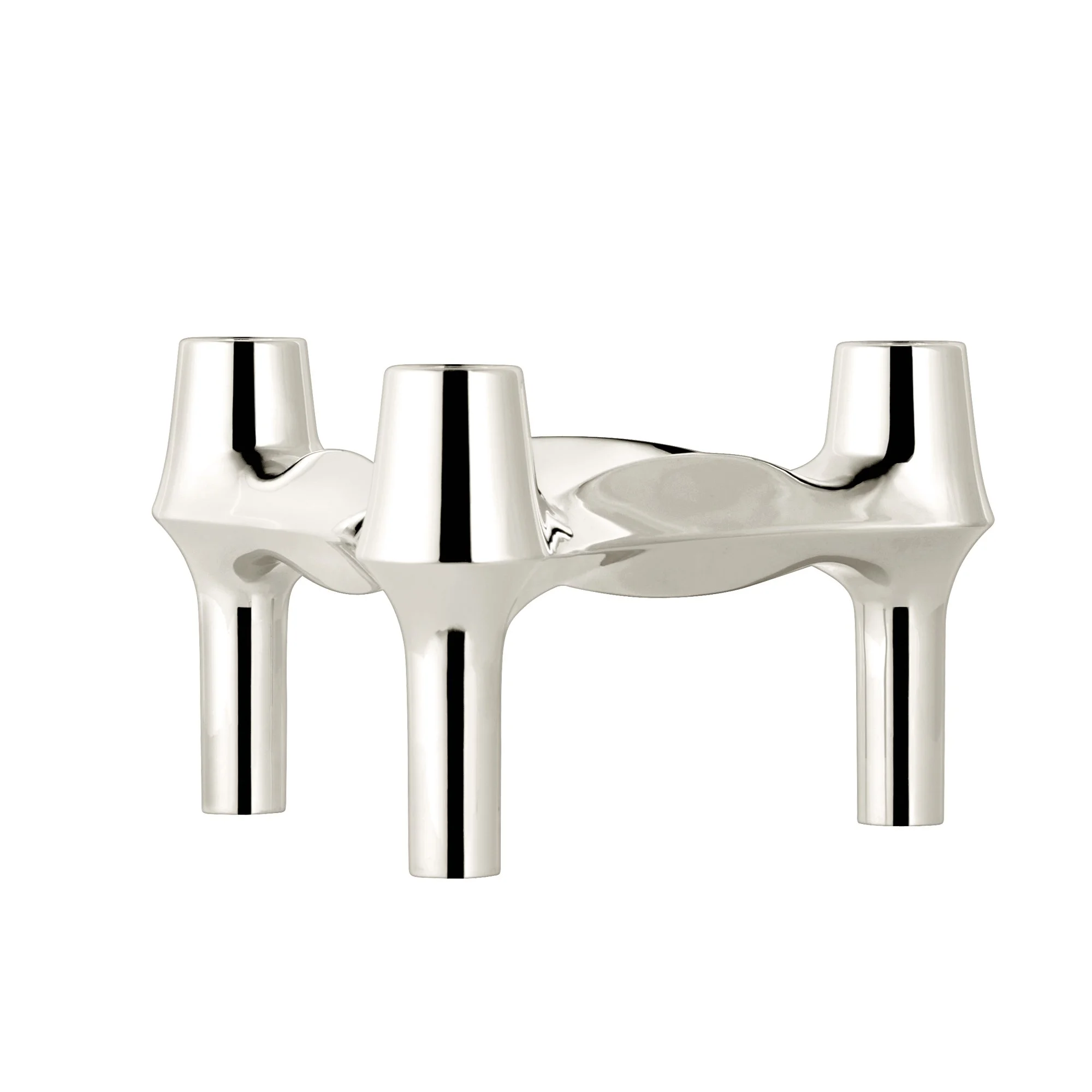 BMF Candle Holder by STOFF Nagel in Chrome