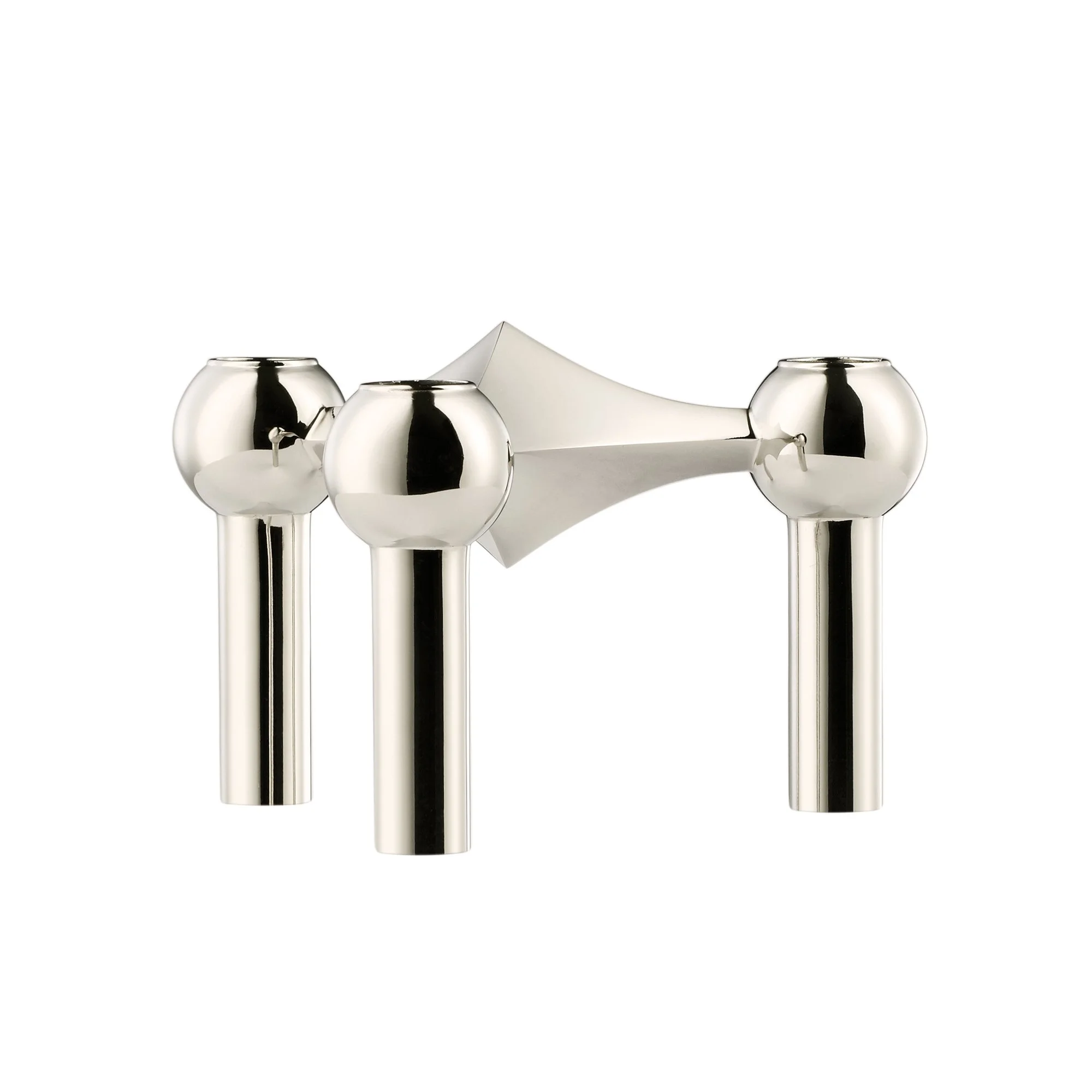 STOFF Nagel Candle Holder in Chrome